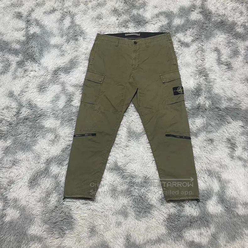 Stone Island Stone Island Four Pocket Work Pants Trousers Military Gree Size US 36 / EU 52 - 1 Thumbnail