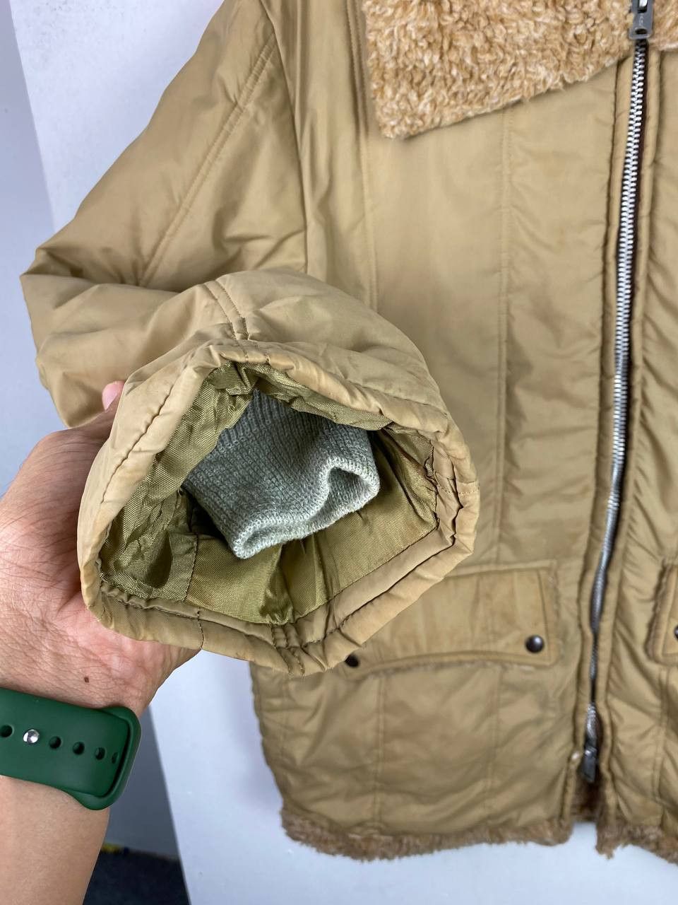 Vintage vintage 70s/80s puffer jacket sherpa lining talon zipper Size US XXL / EU 58 / 5 - 4 Thumbnail