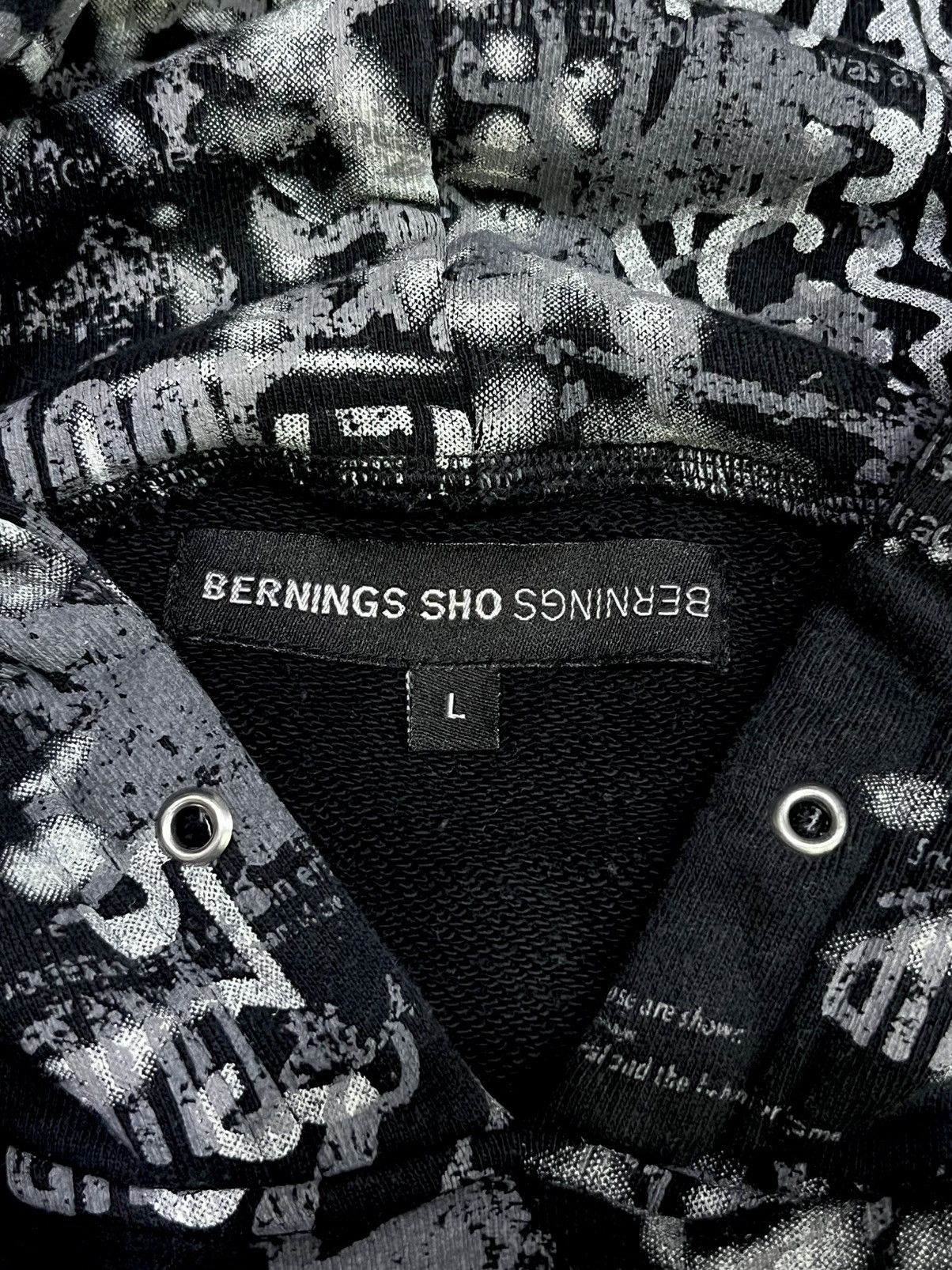 BERNINGS SHO 🤘🏼BERNINGS-SHO Punk Gothic Seditionaries Poem Hoodie Size US M / EU 48-50 / 2 - 9 Thumbnail