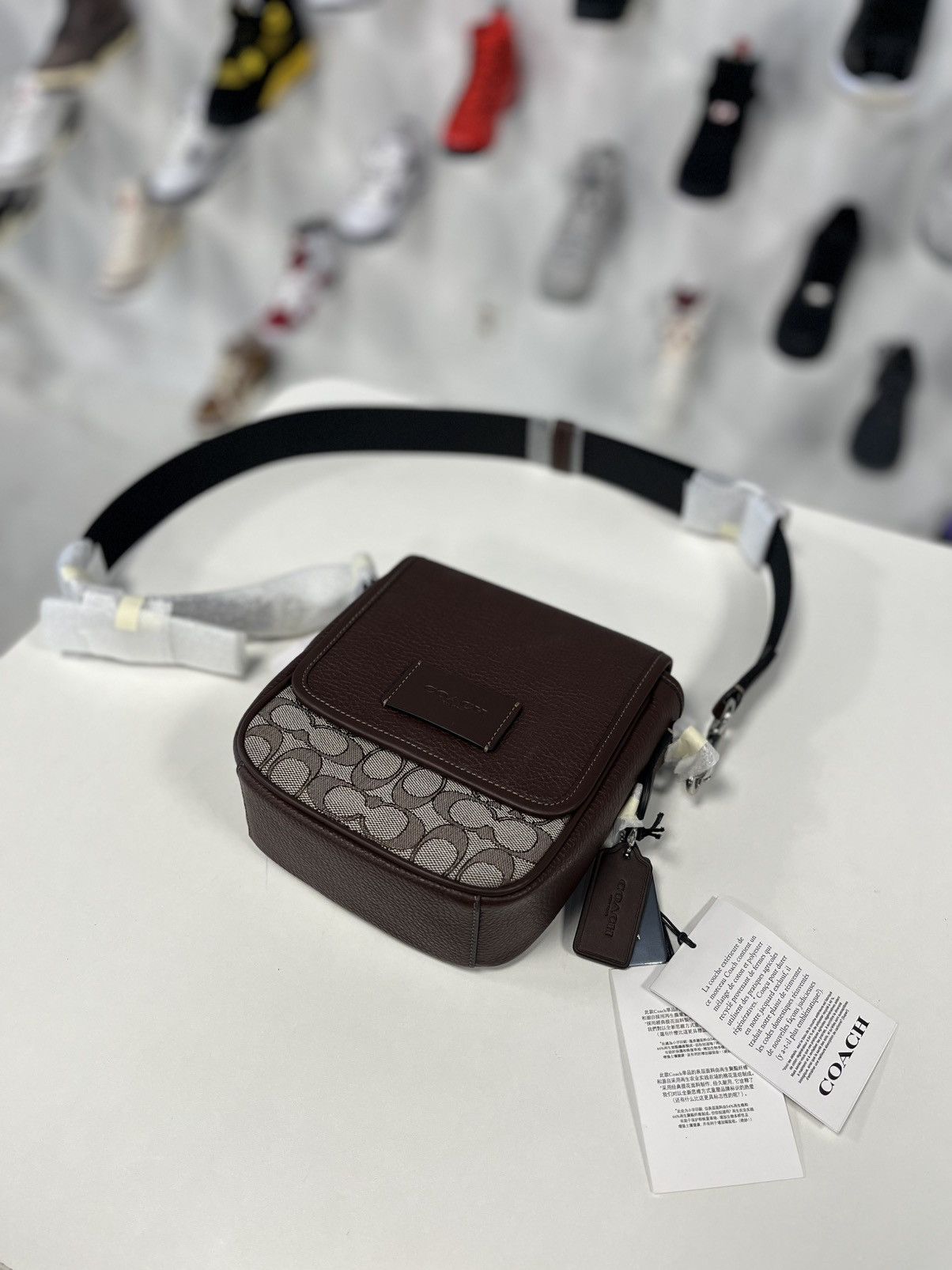 Coach Coach Lucas Crossbody In Signature Jacquard Size ONE SIZE - 1 Thumbnail