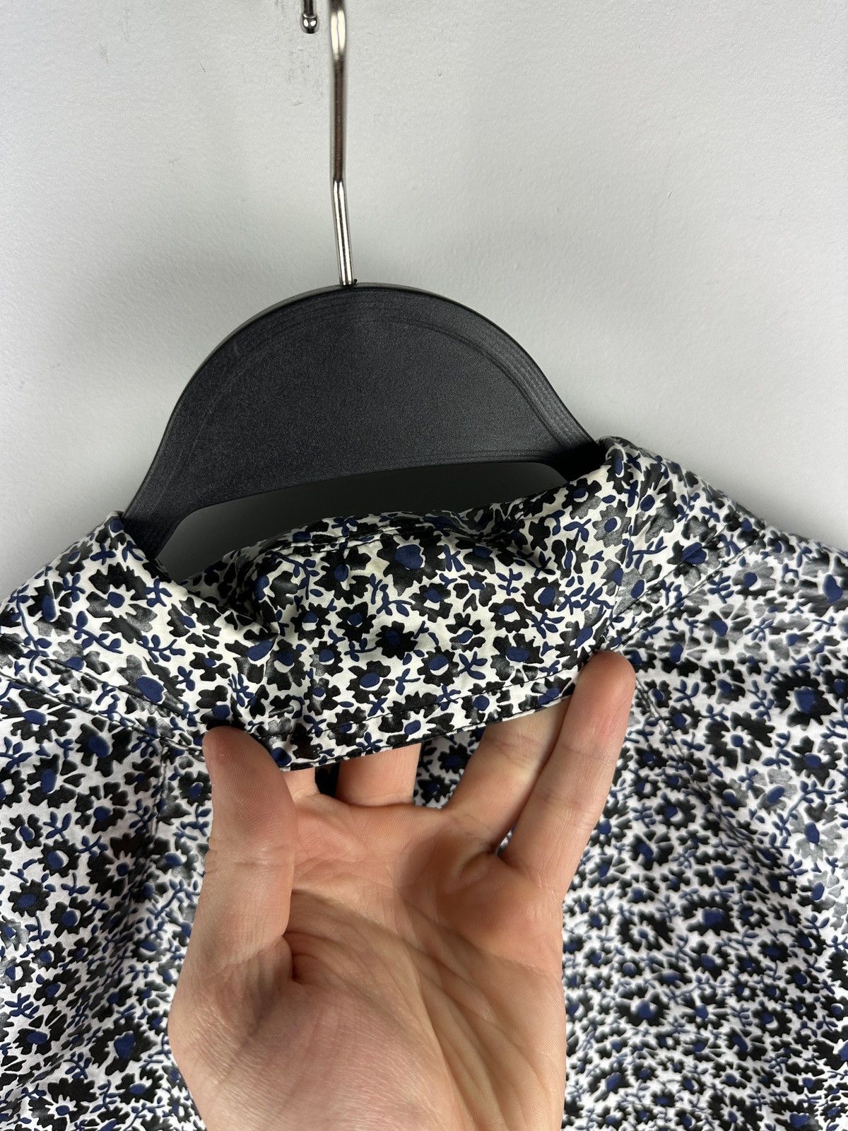 Jil Sander × Vintage Jil Sander Floral Print Trench Coat Jacket Size L / US 10 / IT 46 - 22 Thumbnail