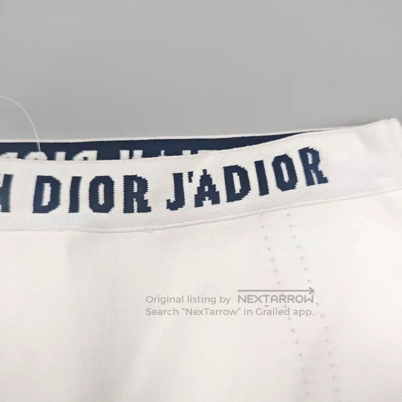 Dior Dior Size M White letter waist sports shorts Size 42" / US 20 - 7 Thumbnail