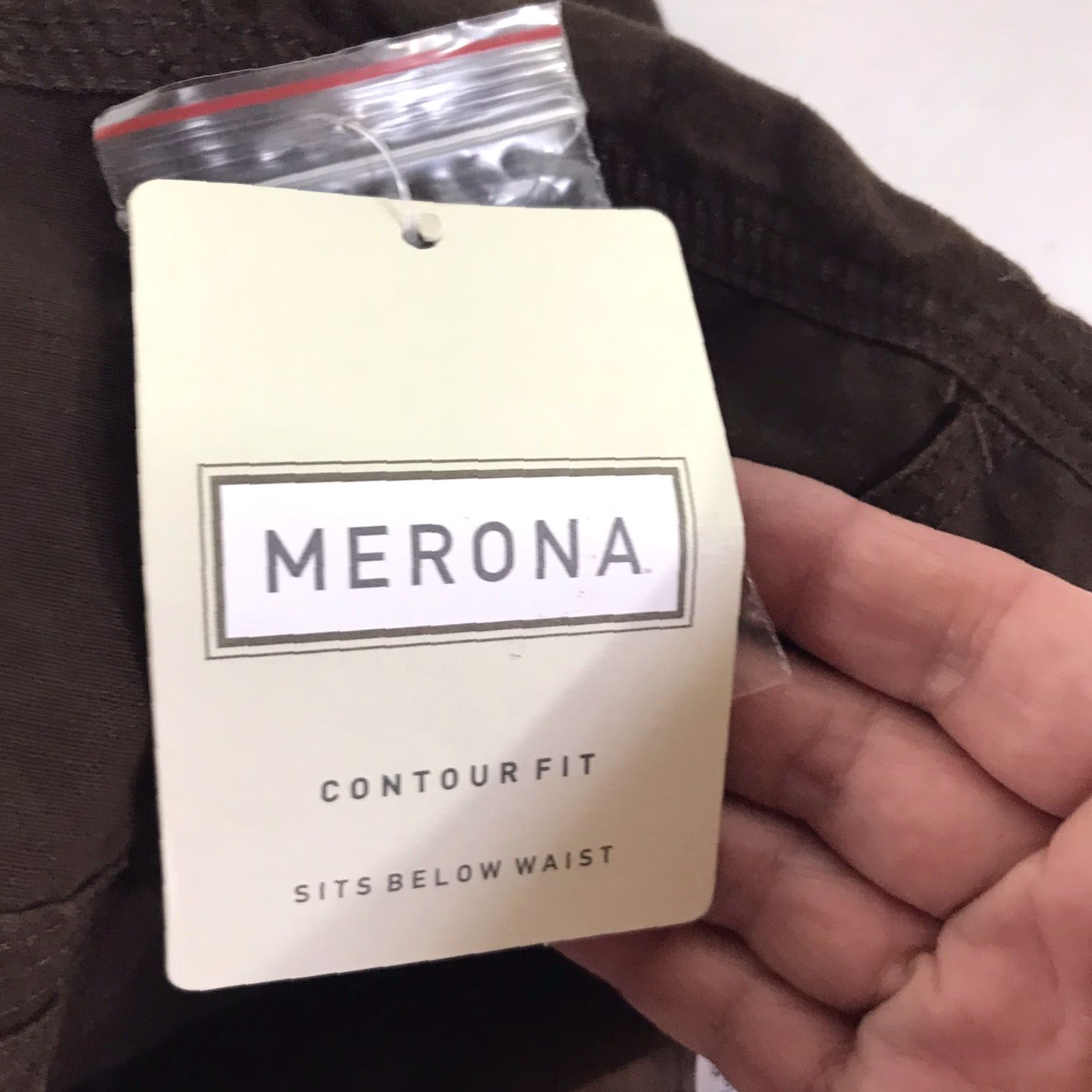 Merona VINTAGE Merona Brown Linen Blend Cargo Shorts Women’s Size 8 Casual Summer Lightweight Pockets Size 30" / US 8 / IT 44 - 4 Thumbnail