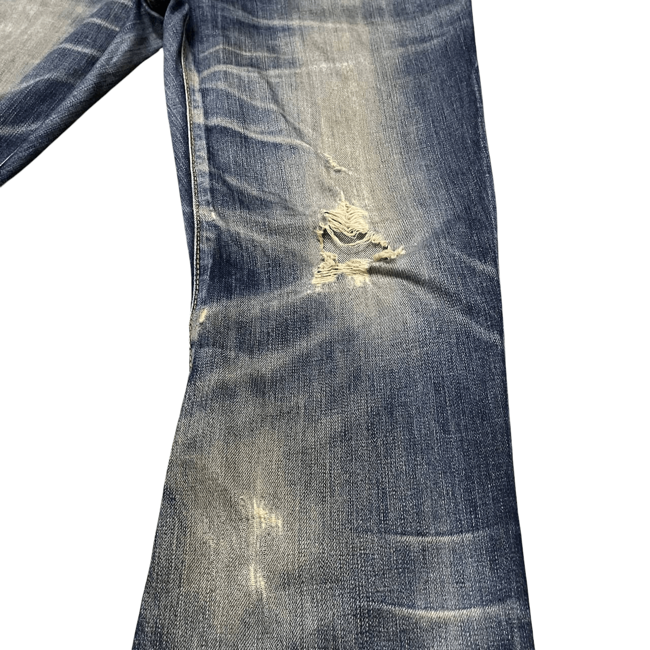 Edwin Vintage Edwin Blue Trip Flared Denim Jeans Size US 34 / EU 50 - 5 Thumbnail