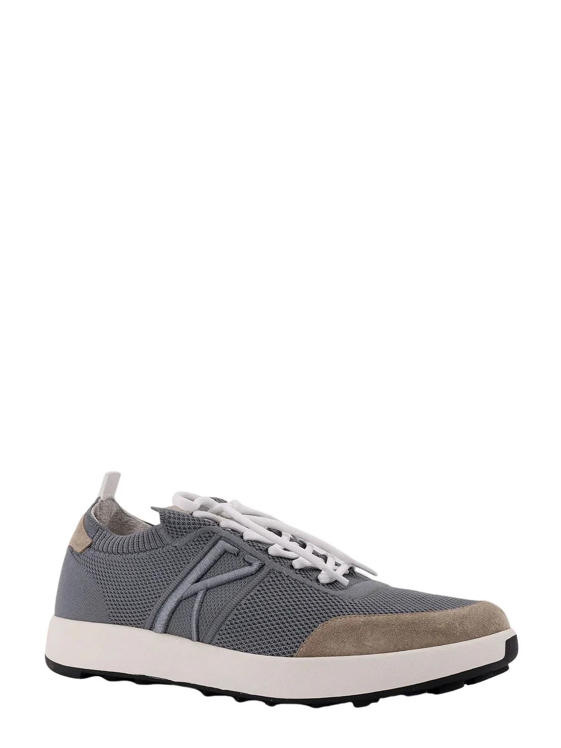 Kiton KITON Gray Knit Sneakers New And Authentic Size US 12 / EU 45 - 2 Thumbnail