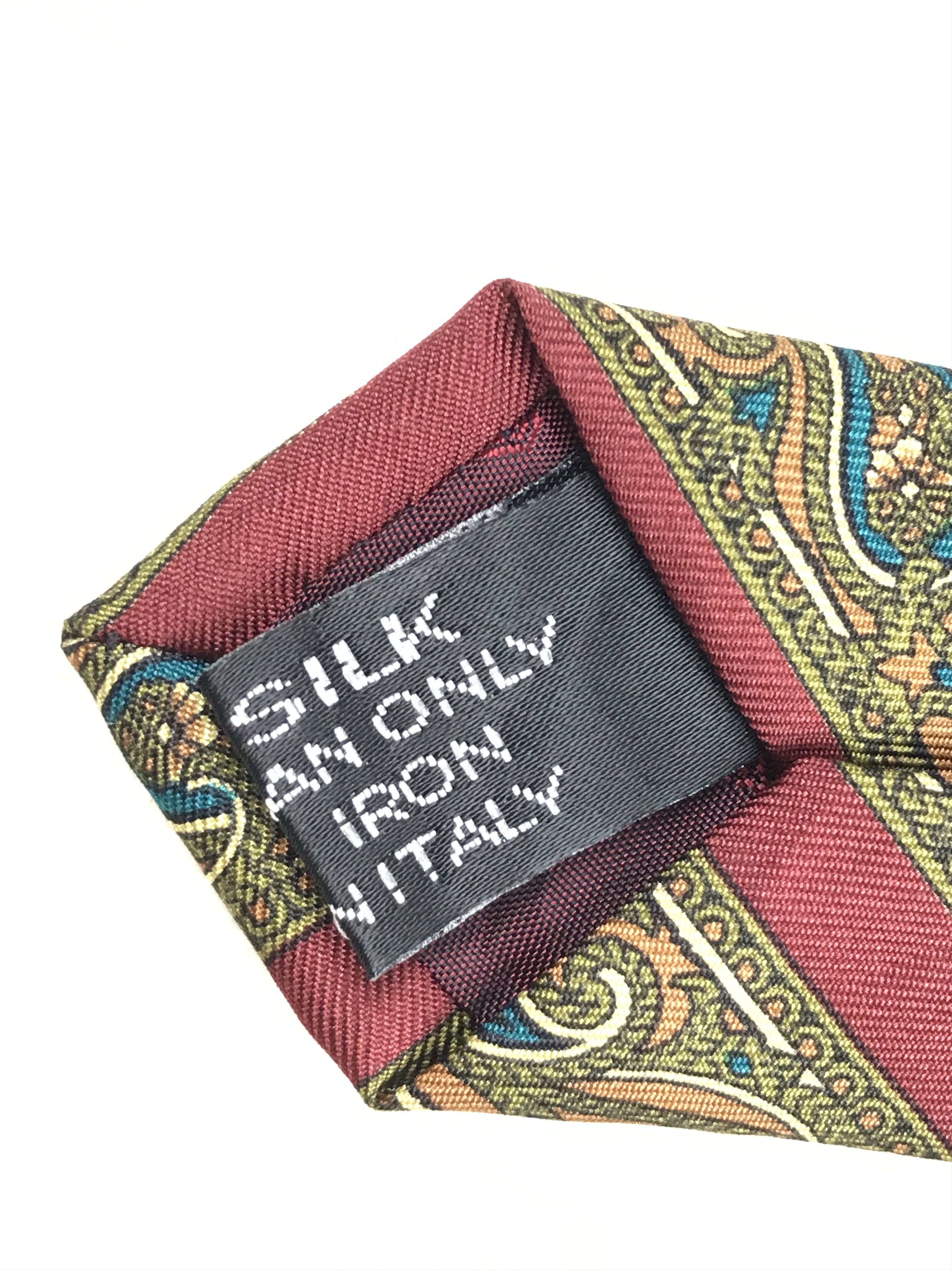 Vintage Vintage a.testoni Silk Necktie Size ONE SIZE - 8 Thumbnail