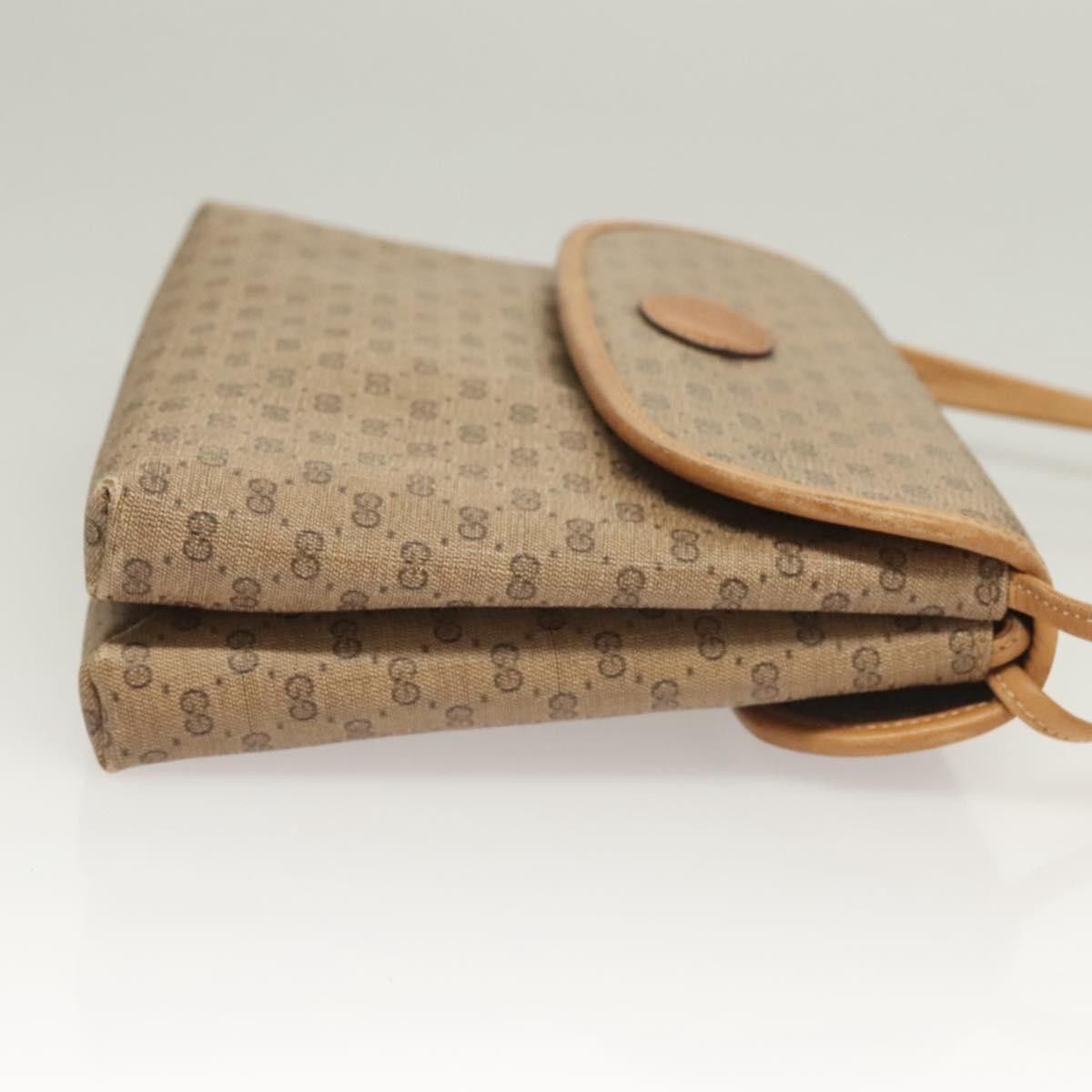 Gucci GUCCI Micro GG Supreme Shoulder Bag Pvc Beige Gold 49 001 Size ONE SIZE - 4 Thumbnail
