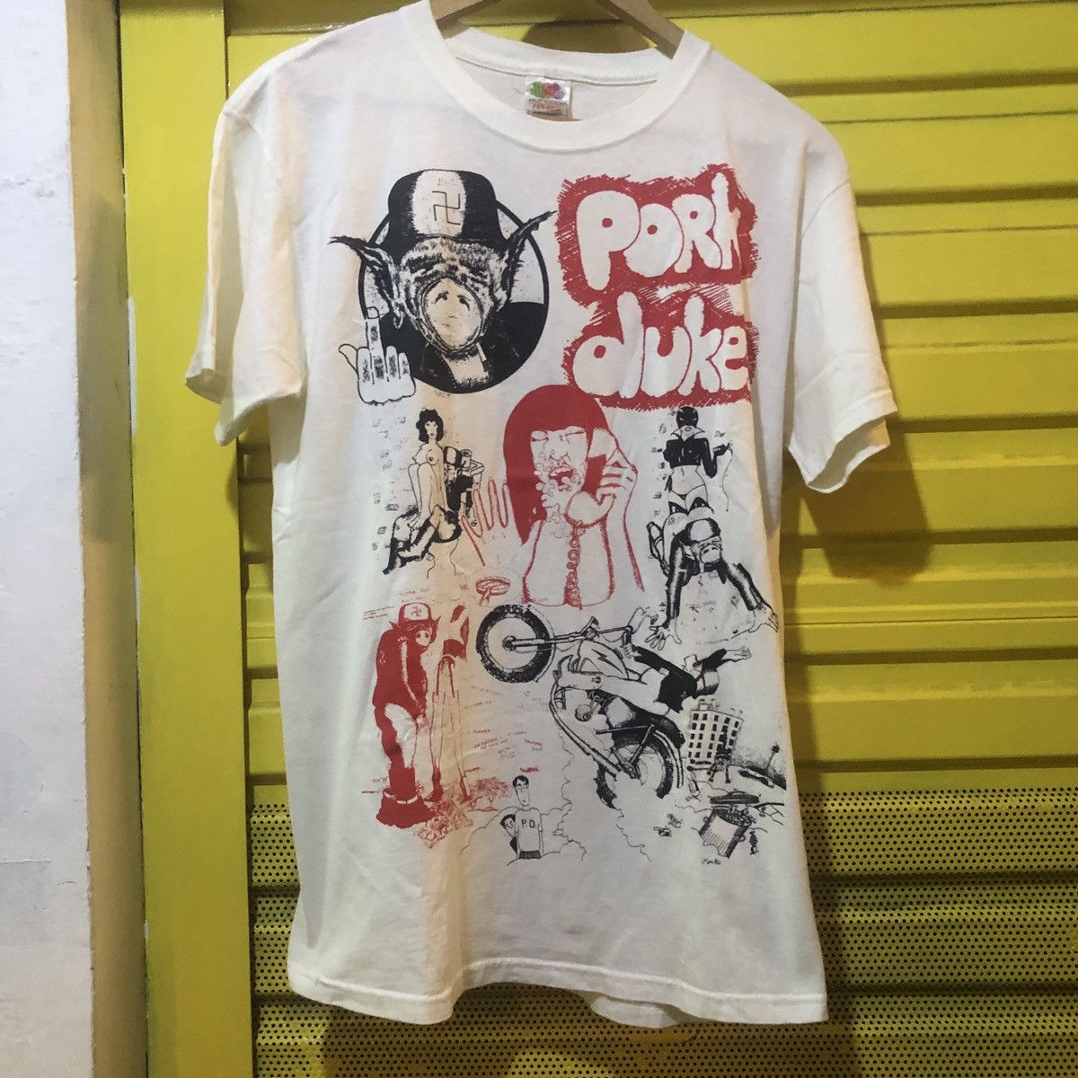 Band Tees × Fruit Of The Loom Pork Dukes Band Tee Size US M / EU 48-50 / 2 - 2 Thumbnail