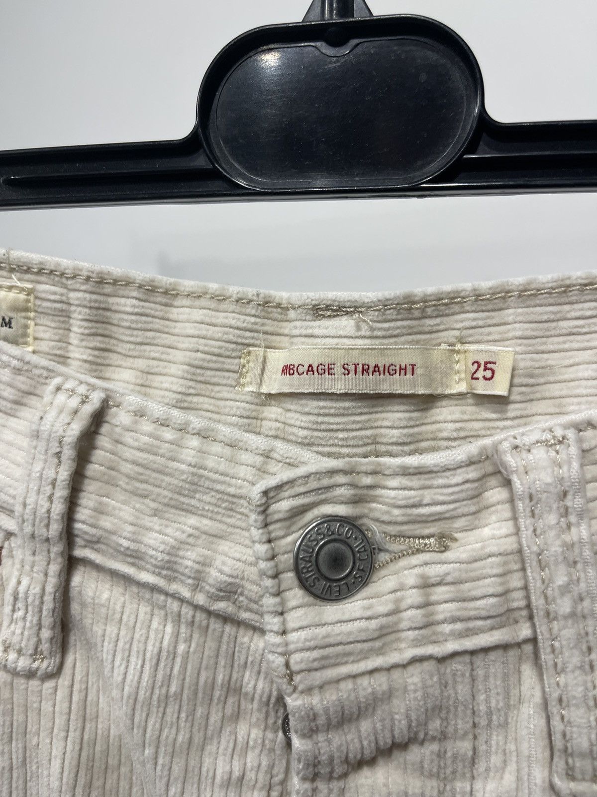 Levi's Levi’s premium corduroy pants rib cage straight W25 Size 25" / US 0 / IT 36 - 3 Thumbnail