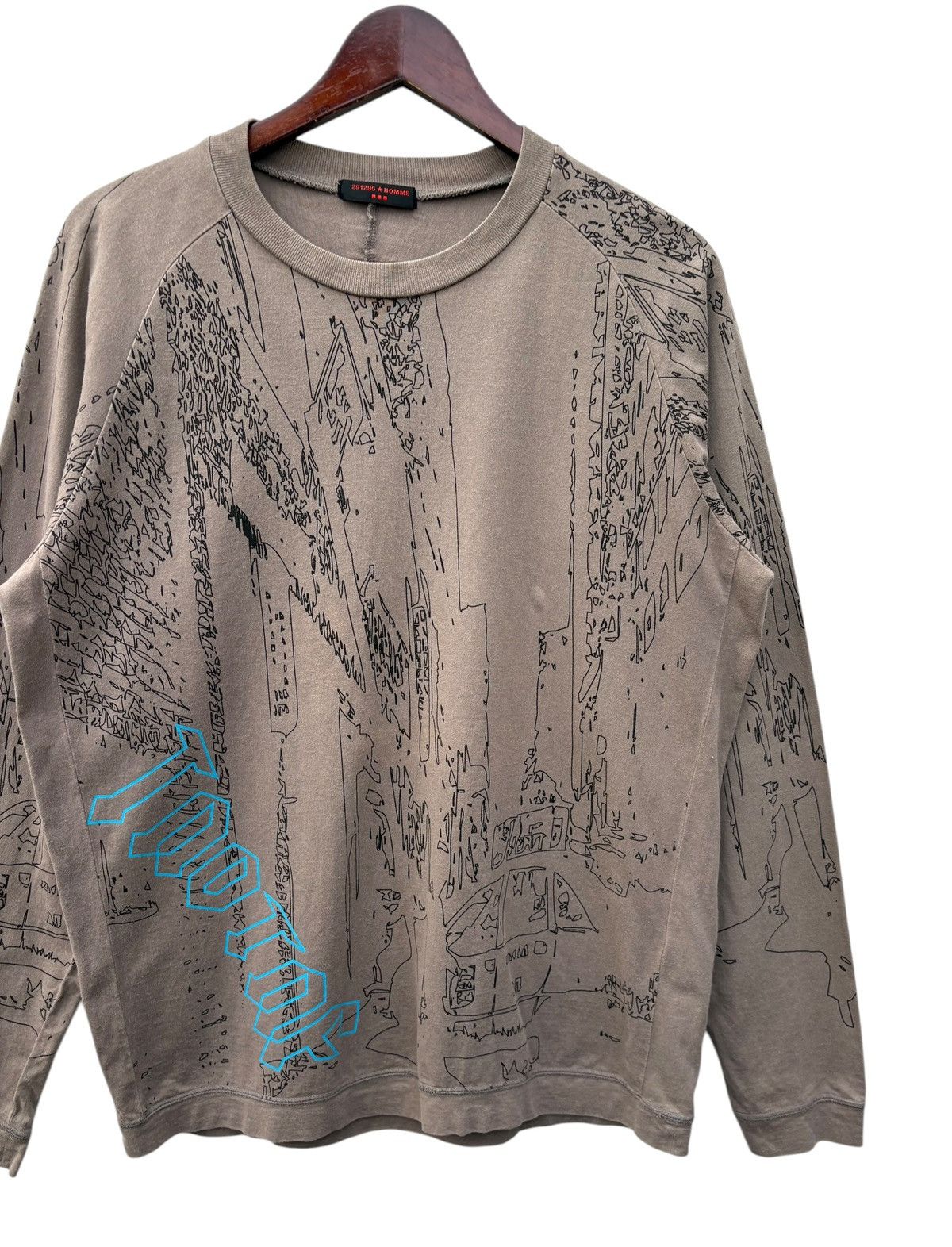 Japanese Brand Japanese Brand 291295 Homme Pop Art Longsleeve Shirt Size US M / EU 48-50 / 2 - 3 Thumbnail