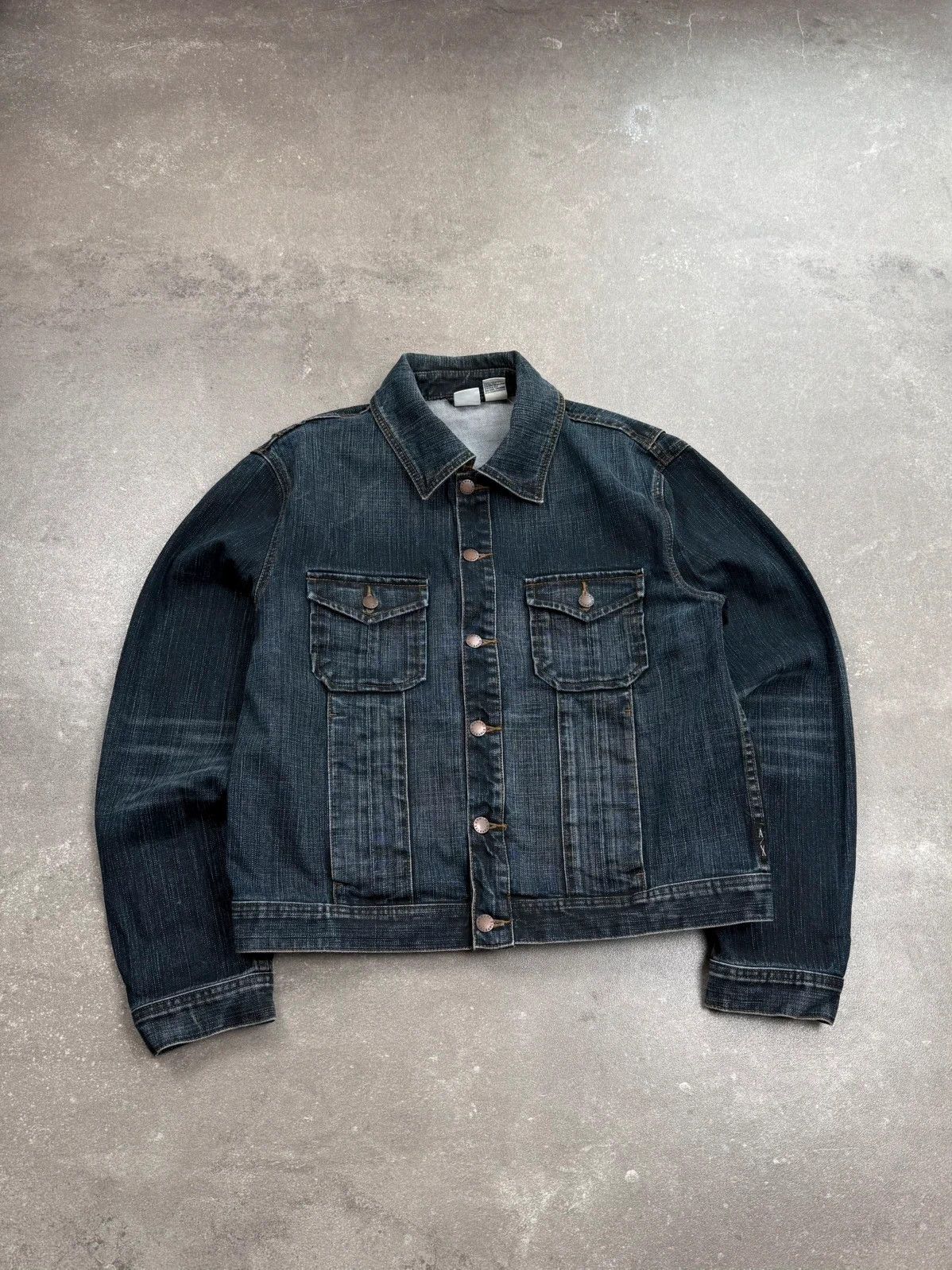 Armani Exchange Armani Exchange denim jacket archive faded Hedi Slimane type Size US L / EU 52-54 / 3 - 1 Thumbnail