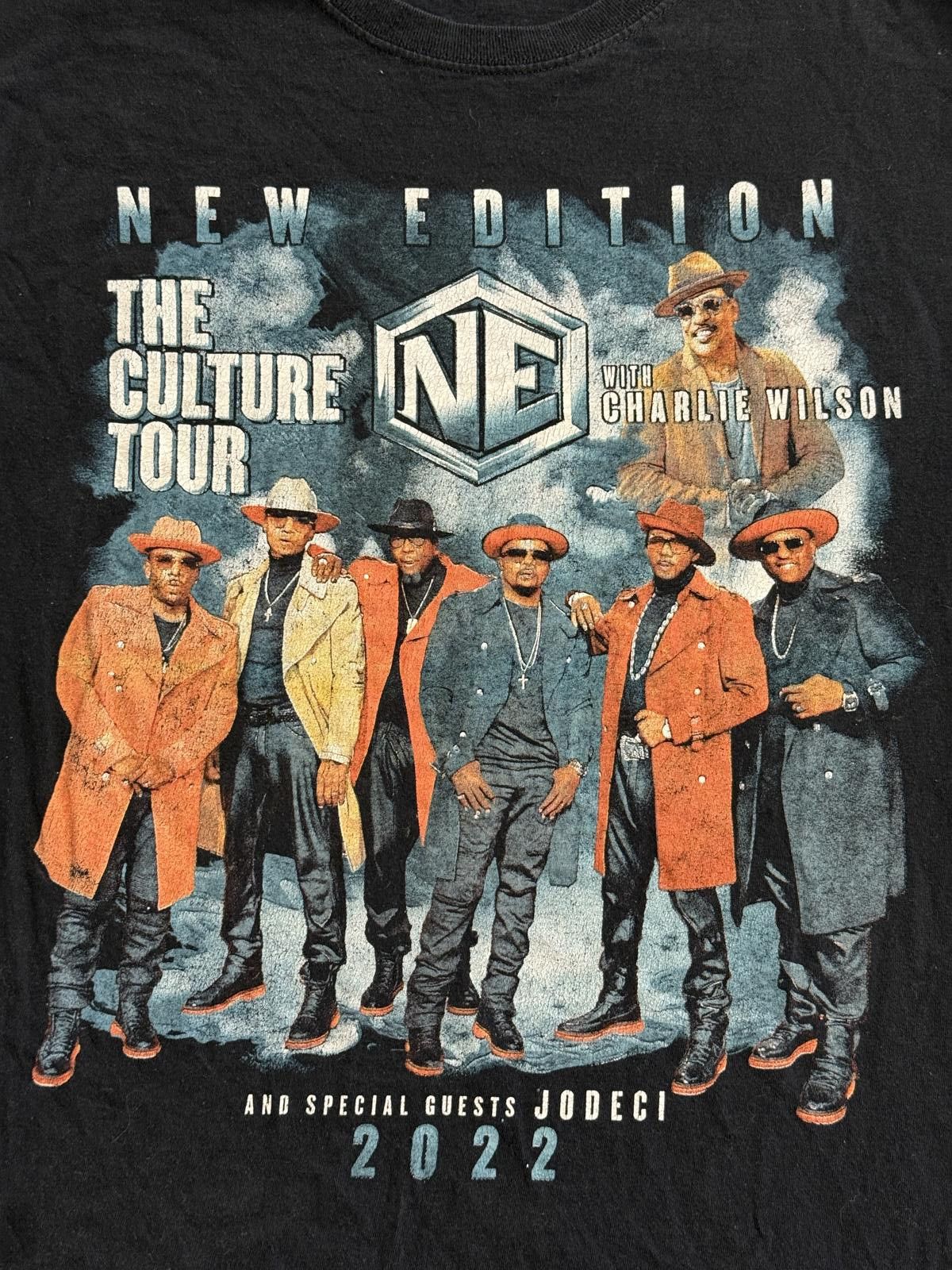 Fruit Of The Loom New Edition R&B Group T-shirt The Culture Tour Rap Tee M Size US M / EU 48-50 / 2 - 4 Thumbnail