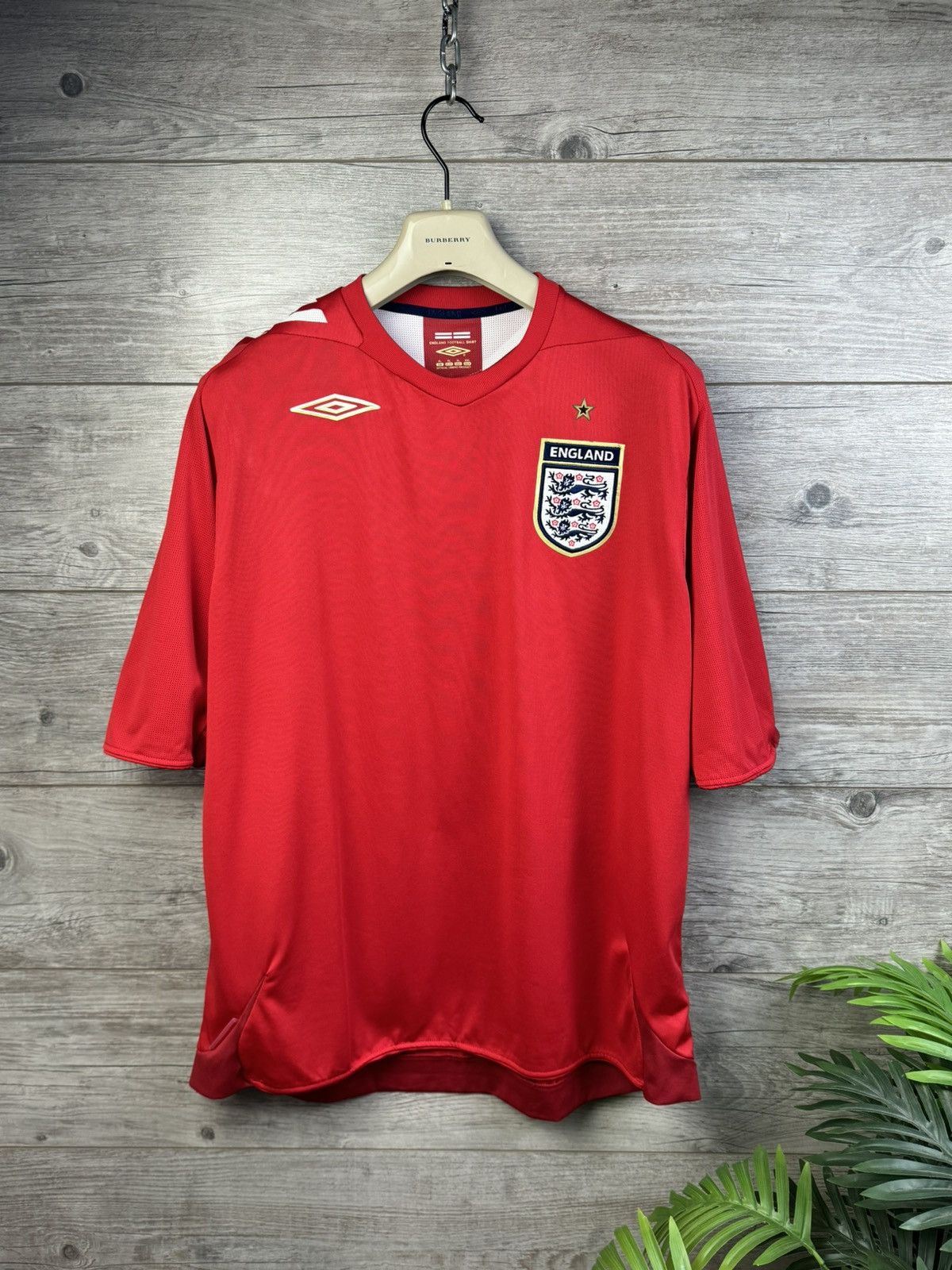 Umbro England 2006 2008 Umbro Football Shirt Size XL Jersey Size US XL / EU 56 / 4 - 3 Thumbnail