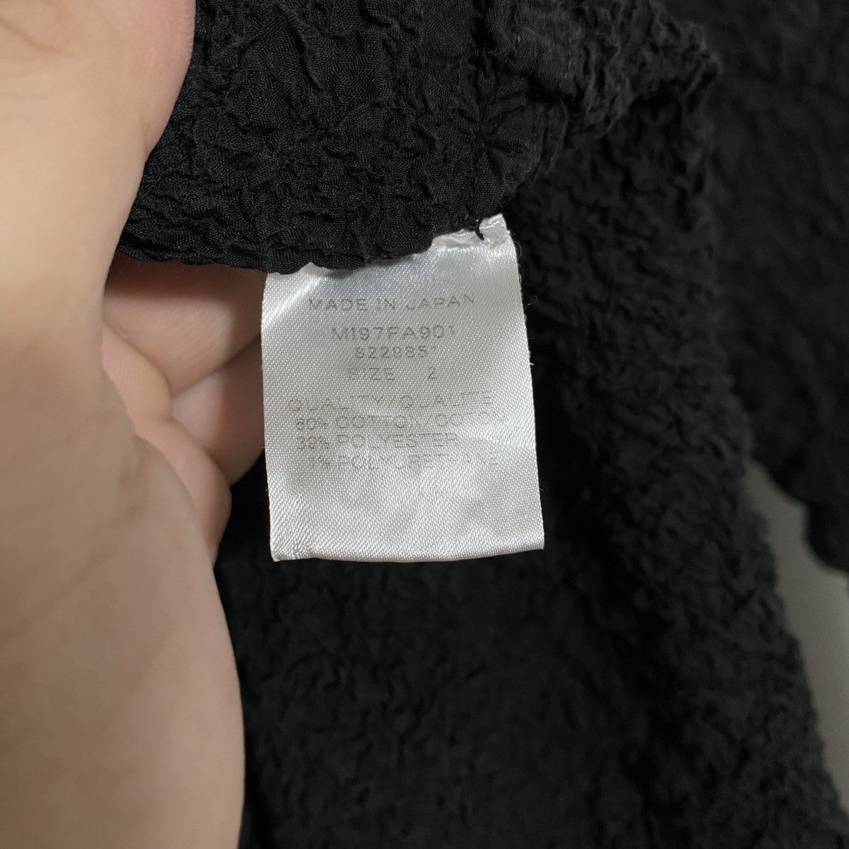 Issey Miyake ISSEY MIYAKE CAULIFLOWER WRINKLED PLEATS LS BUTTON DOWN Size M / US 6-8 / IT 42-44 - 3 Thumbnail