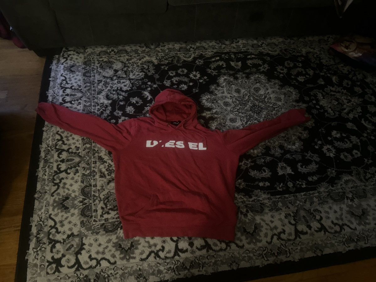 Diesel Red limited diesel hoodie Size US S / EU 44-46 / 1 - 2 Thumbnail