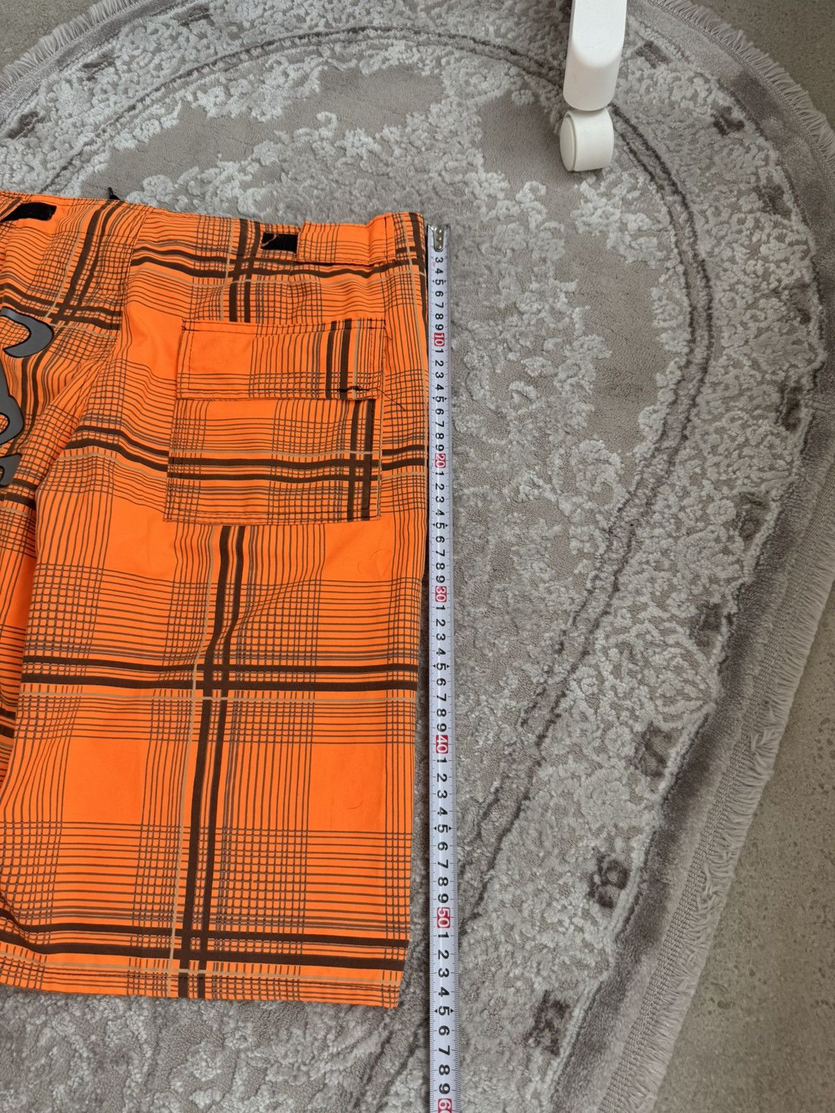 Billabong Billabong Vintage Plaid Board Shorts - Orange/Brown Size US 34 / EU 50 - 9 Thumbnail