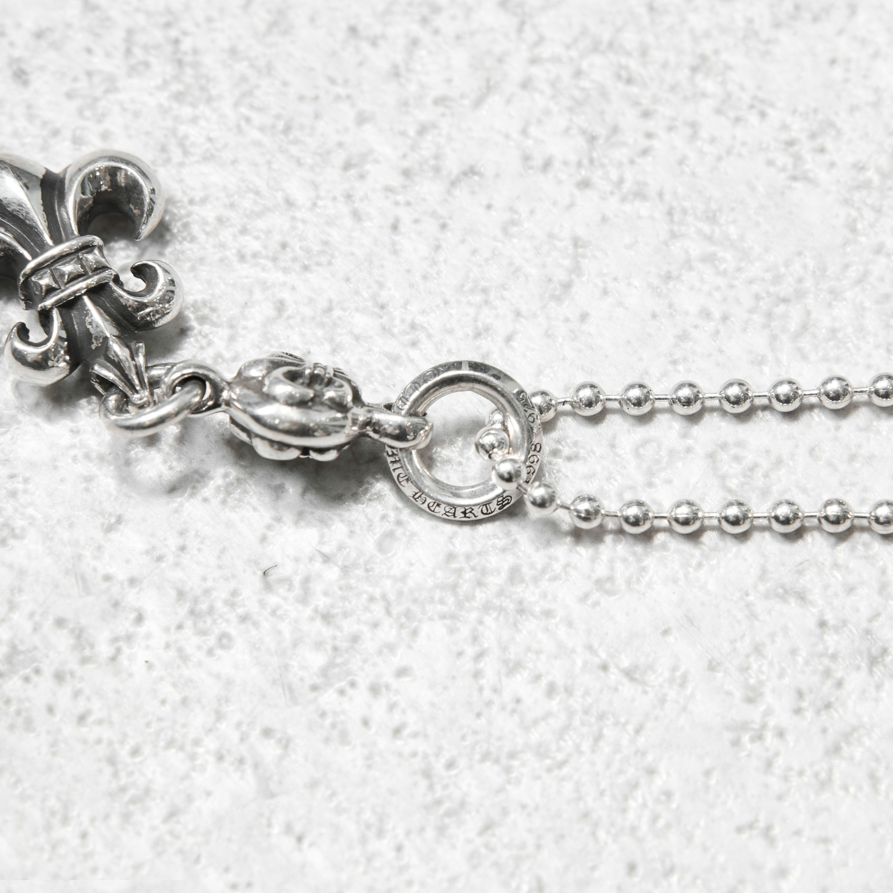 Chrome Hearts CHROME HEARTS One Ball BS Fleur Silver Necklace Size ONE SIZE - 4 Thumbnail