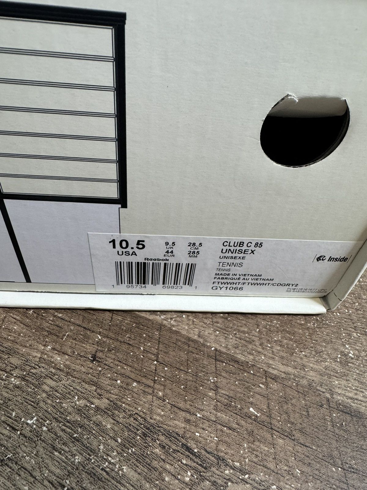 Reebok Reebok Club C 85 x Eames Office Monotone Pack Size 10.5 NEW Size US 10.5 / EU 43-44 - 10 Thumbnail