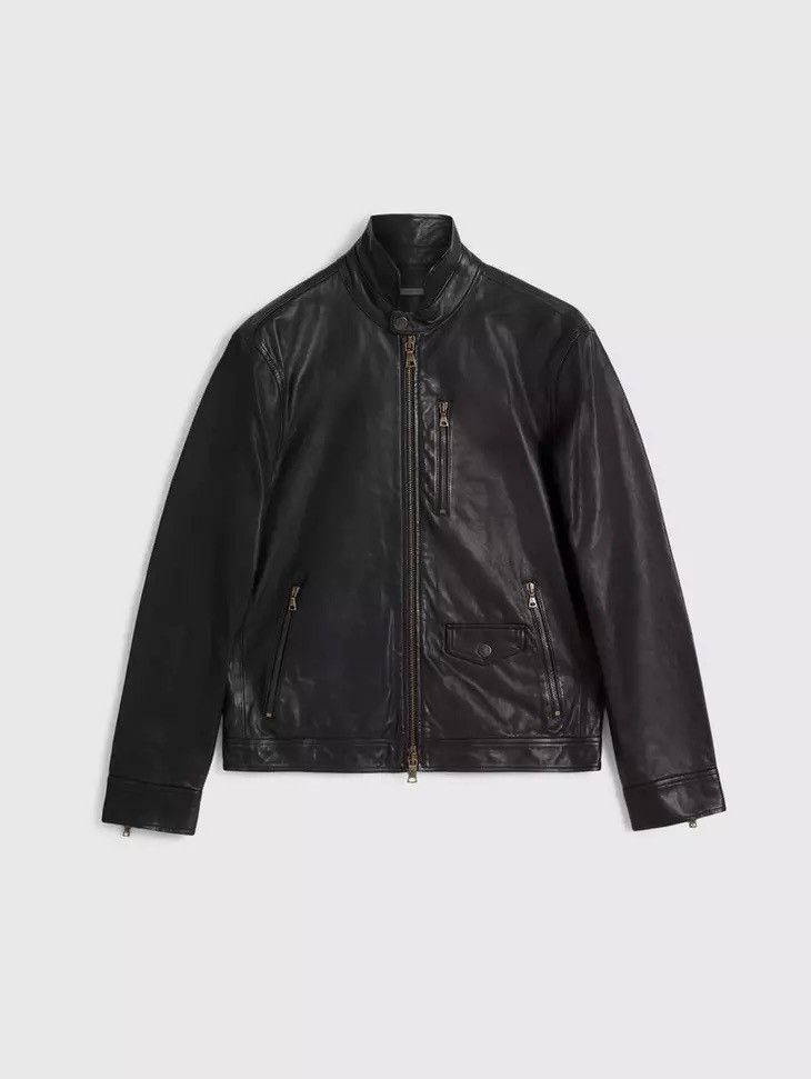 John Varvatos York Leather Jacket. size EU 48 USA 38 Size US M / EU 48-50 / 2 - 8 Thumbnail