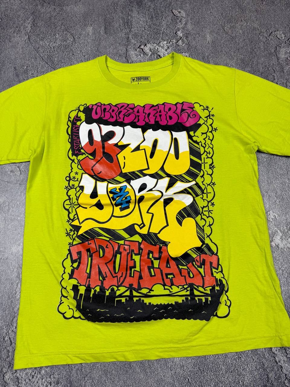 Zoo York Y2K Zoo York Graffiti Green 2000s T-shirt Streetwear Size US L / EU 52-54 / 3 - 3 Thumbnail