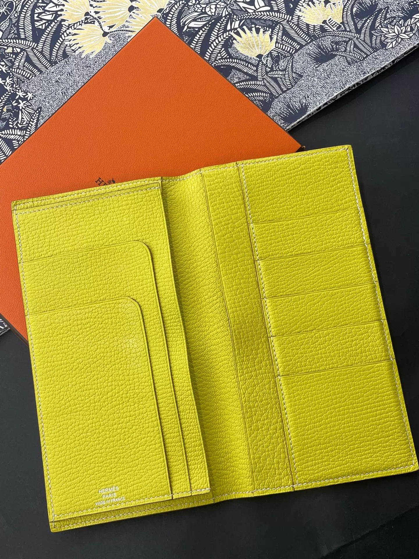 Hermes Hermes yellow long bifold wallet unused Size ONE SIZE - 4 Thumbnail