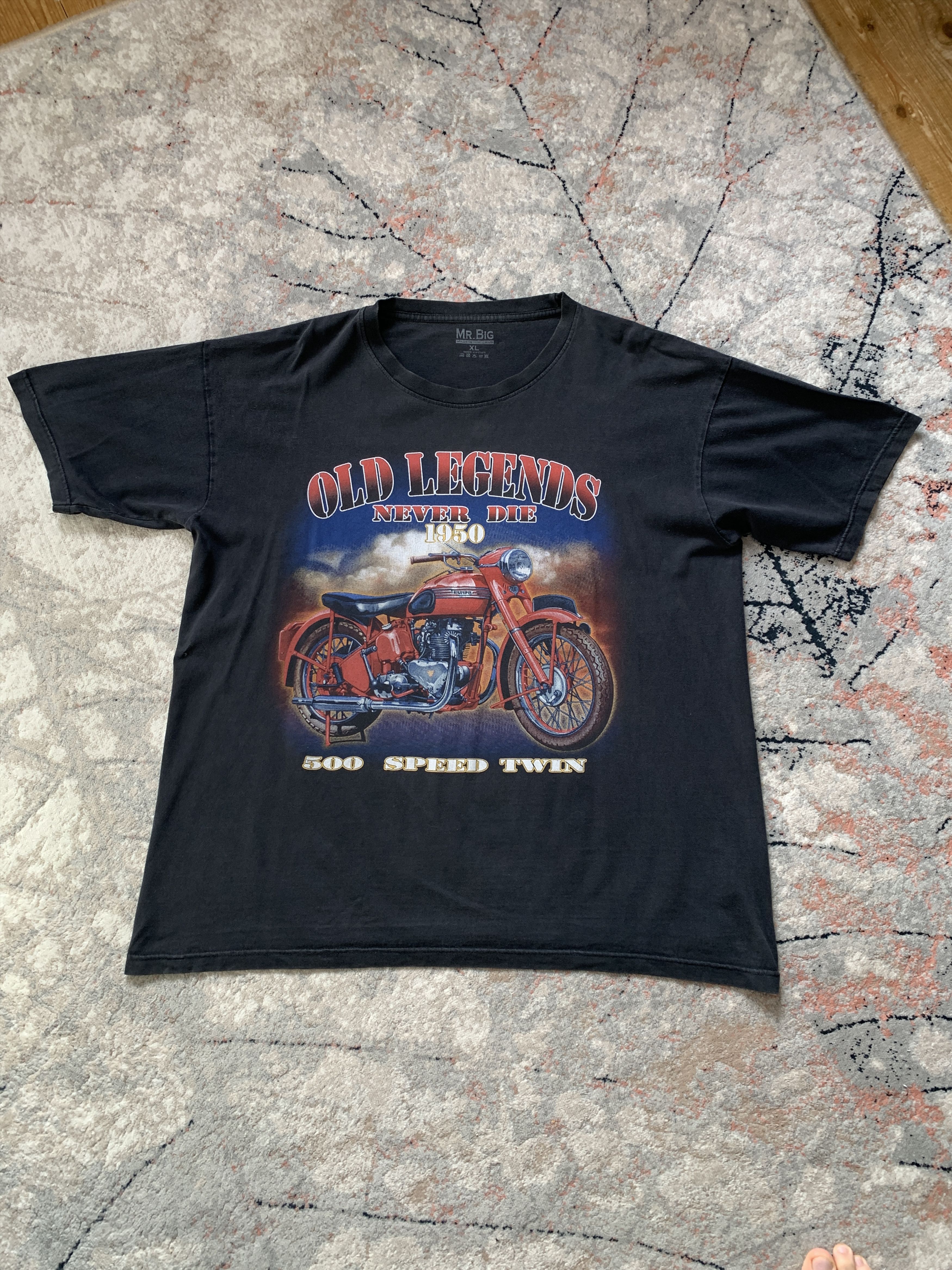 Band Tees × Vintage Mr. BIG Old Legends Never Die 500 Speed Twin Tee Size US XL / EU 56 / 4 - 2 Thumbnail