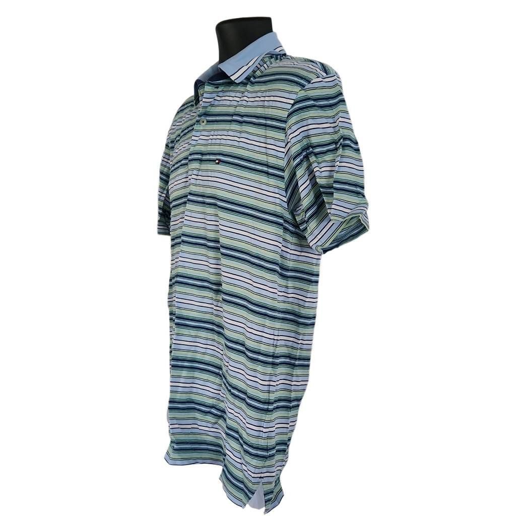 Tommy Hilfiger Tommy Hilfiger Men's Size Medium Blue Green Striped Cotton P Size US M / EU 48-50 / 2 - 4 Thumbnail