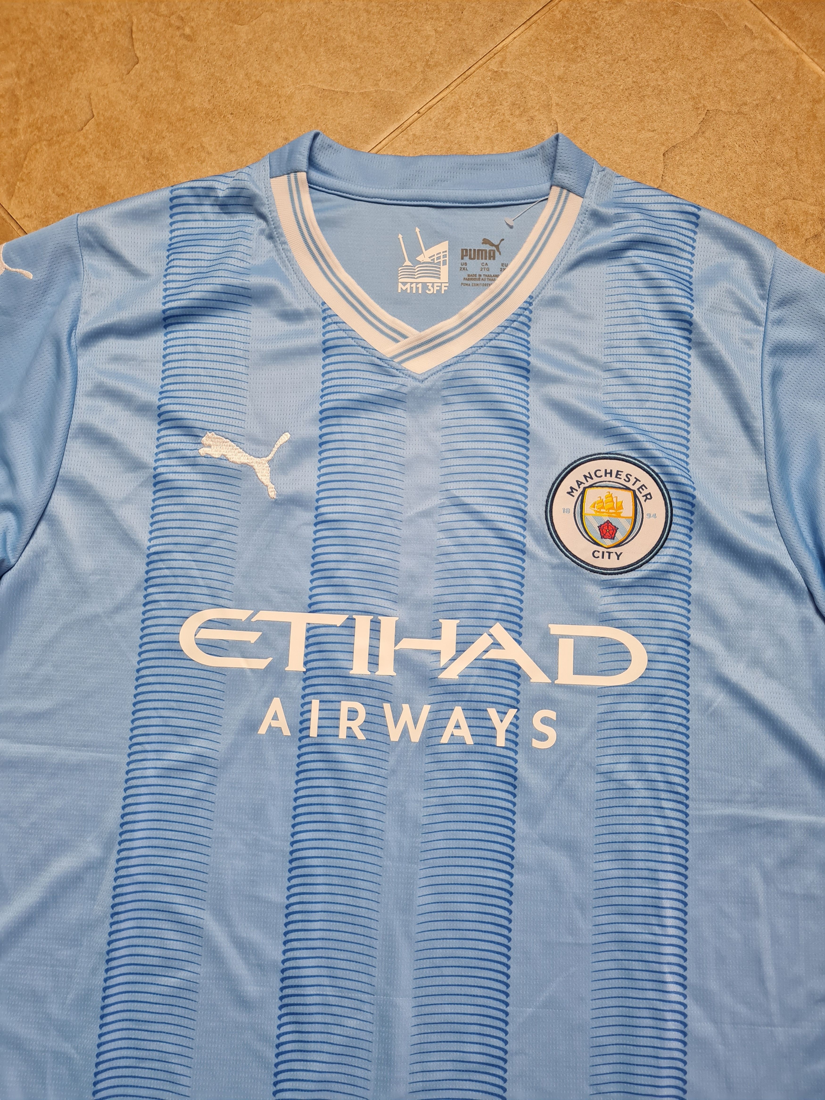 Other Manchester City Home 2023 - 2024 Soccer football Jersey Size US XXL / EU 58 / 5 - 16 Thumbnail