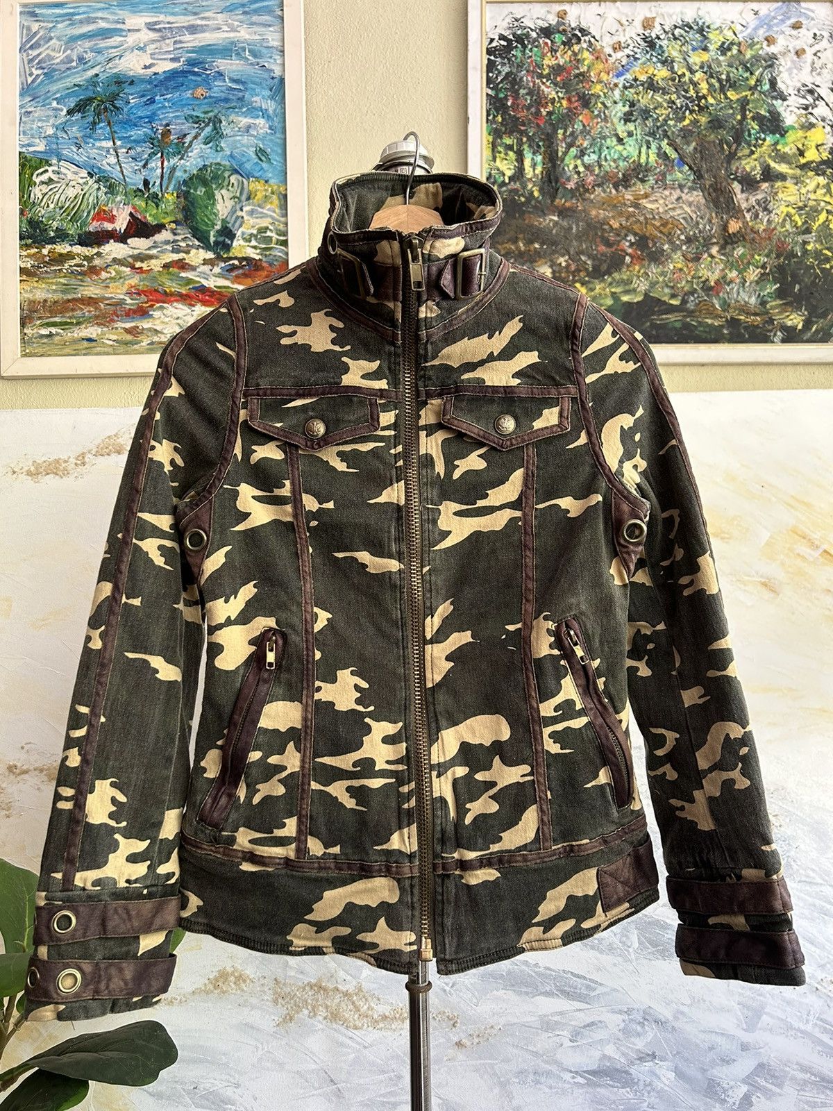 Japanese Brand Tactical Bondage Camo jacket Size US XXS / EU 40 - 2 Thumbnail