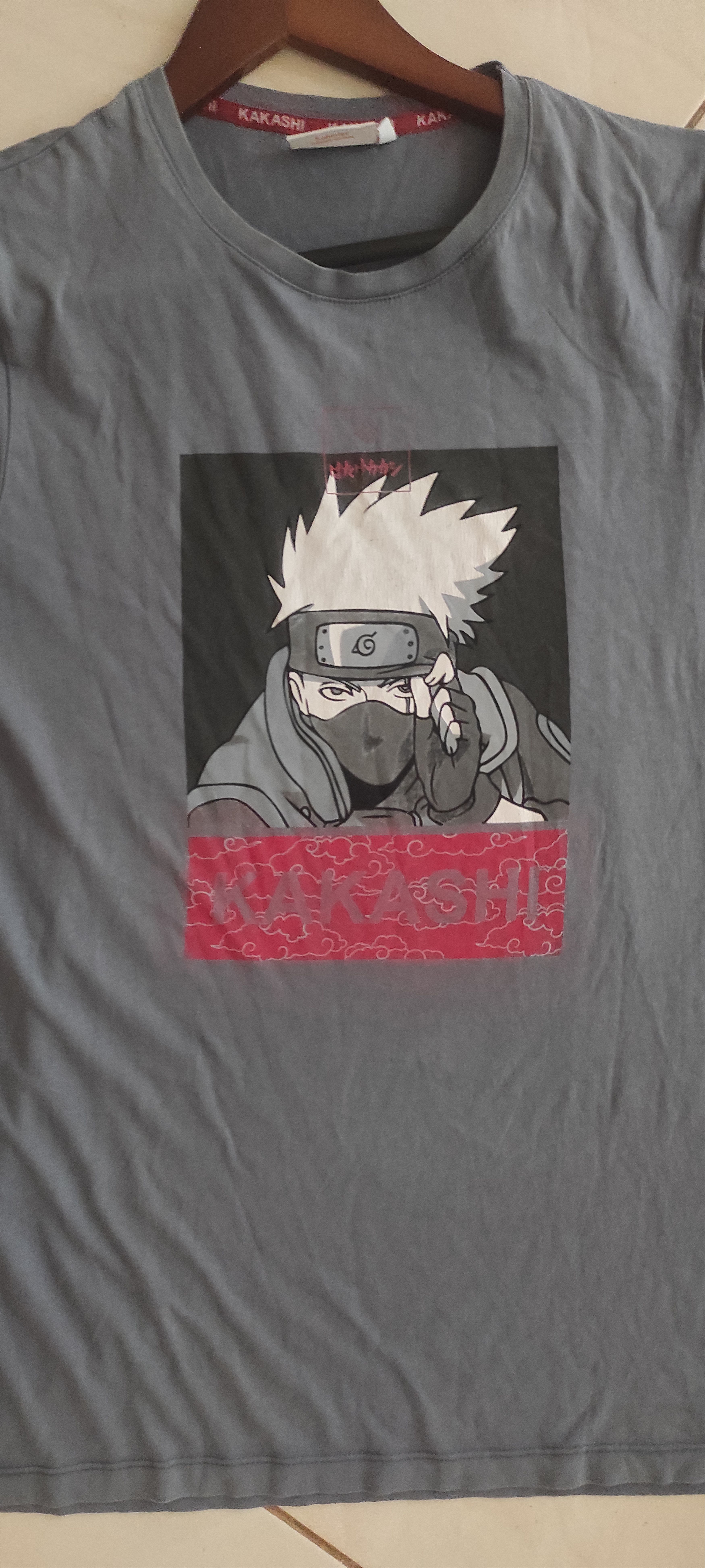 Japanese Brand Naruto Shippuden Kakashi Hatake Anime Manga T-Shirt Size US S / EU 44-46 / 1 - 3 Thumbnail