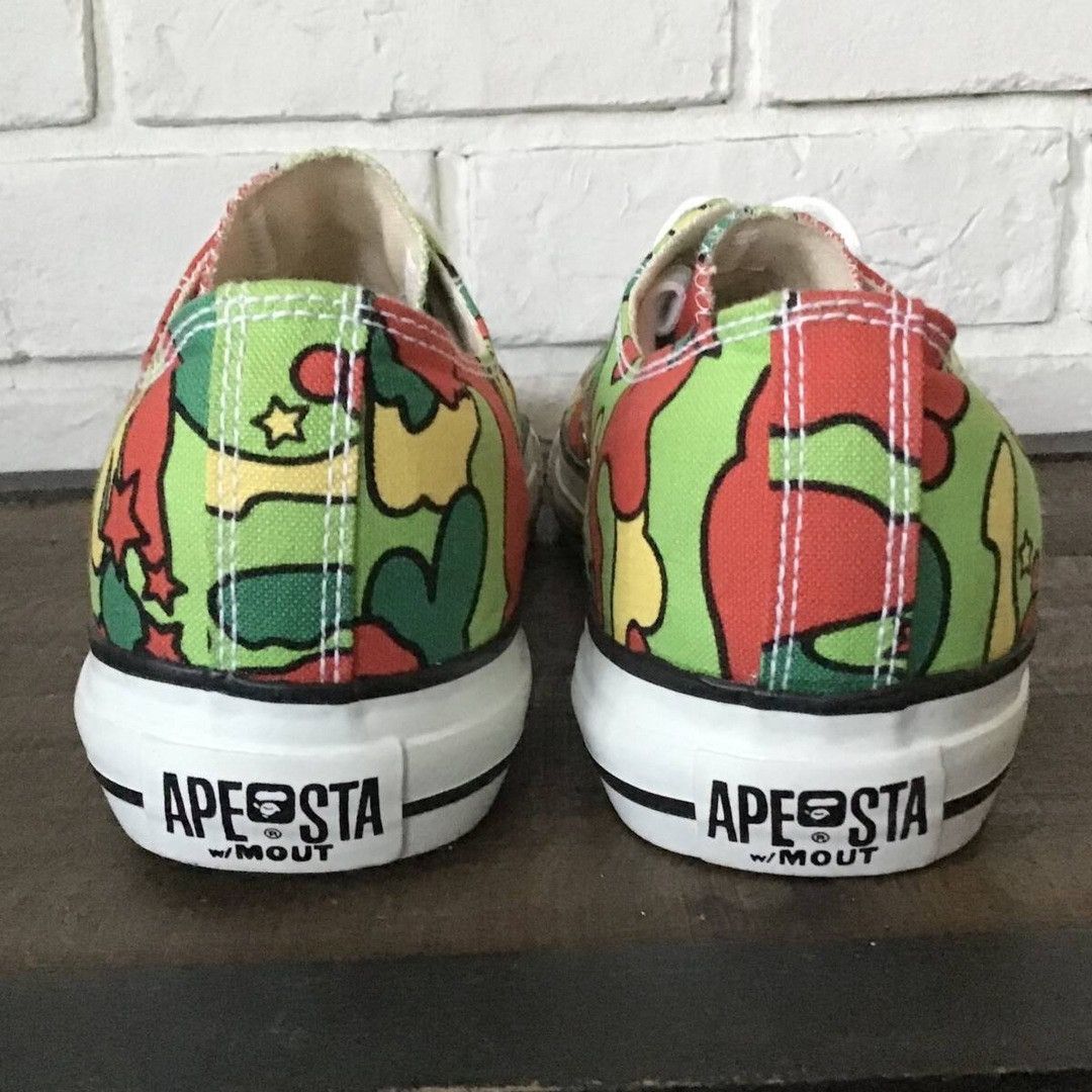 Bape × Nigo 🔥2001🔥 Psyche camo BAPE STA sneakers a bathing ape NIGO Size US 10 / EU 43 - 5 Thumbnail