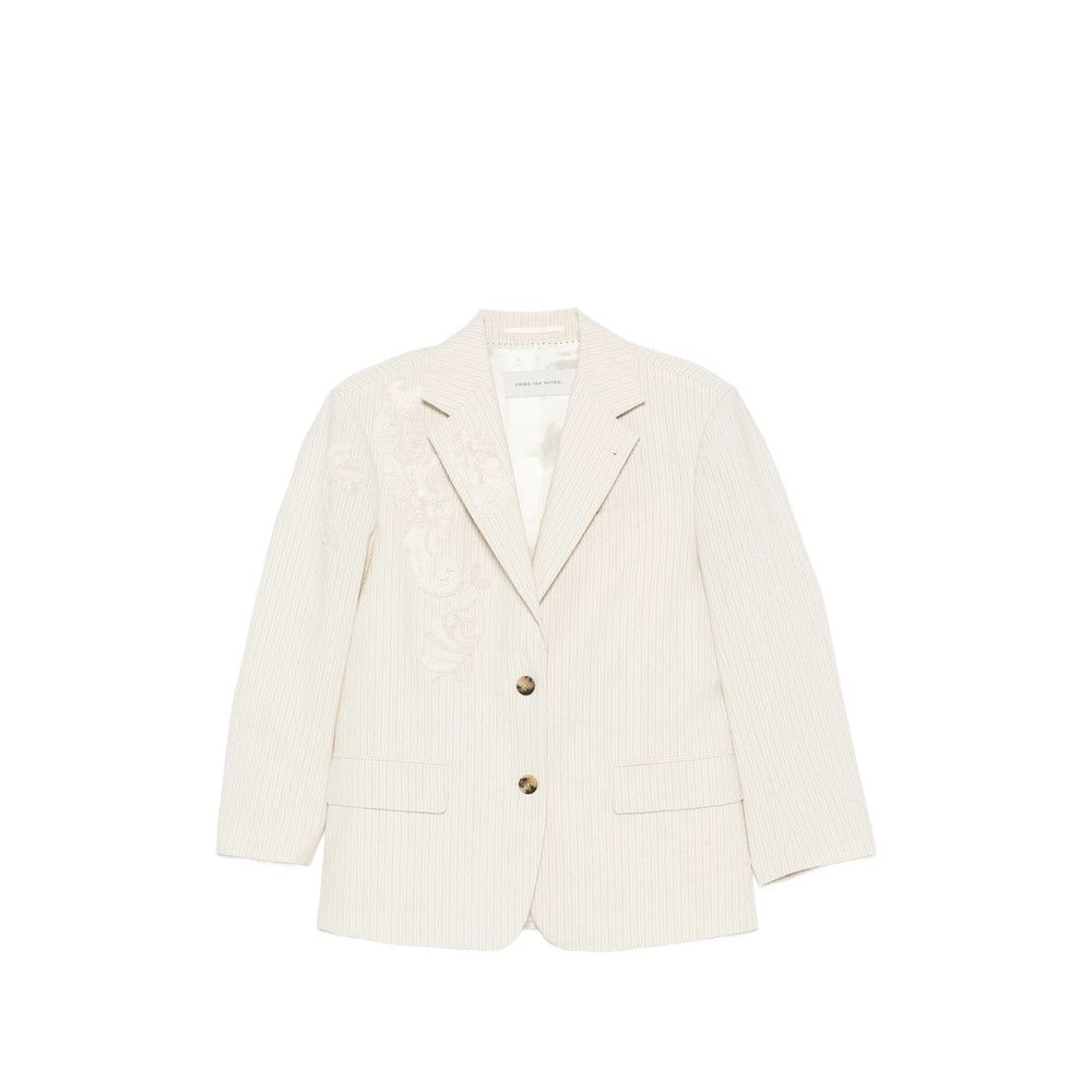 Dries Van Noten Dries Van Noten NEUTRALS Jackets - Blazers Size S / US 4 / IT 40 - 1 Thumbnail