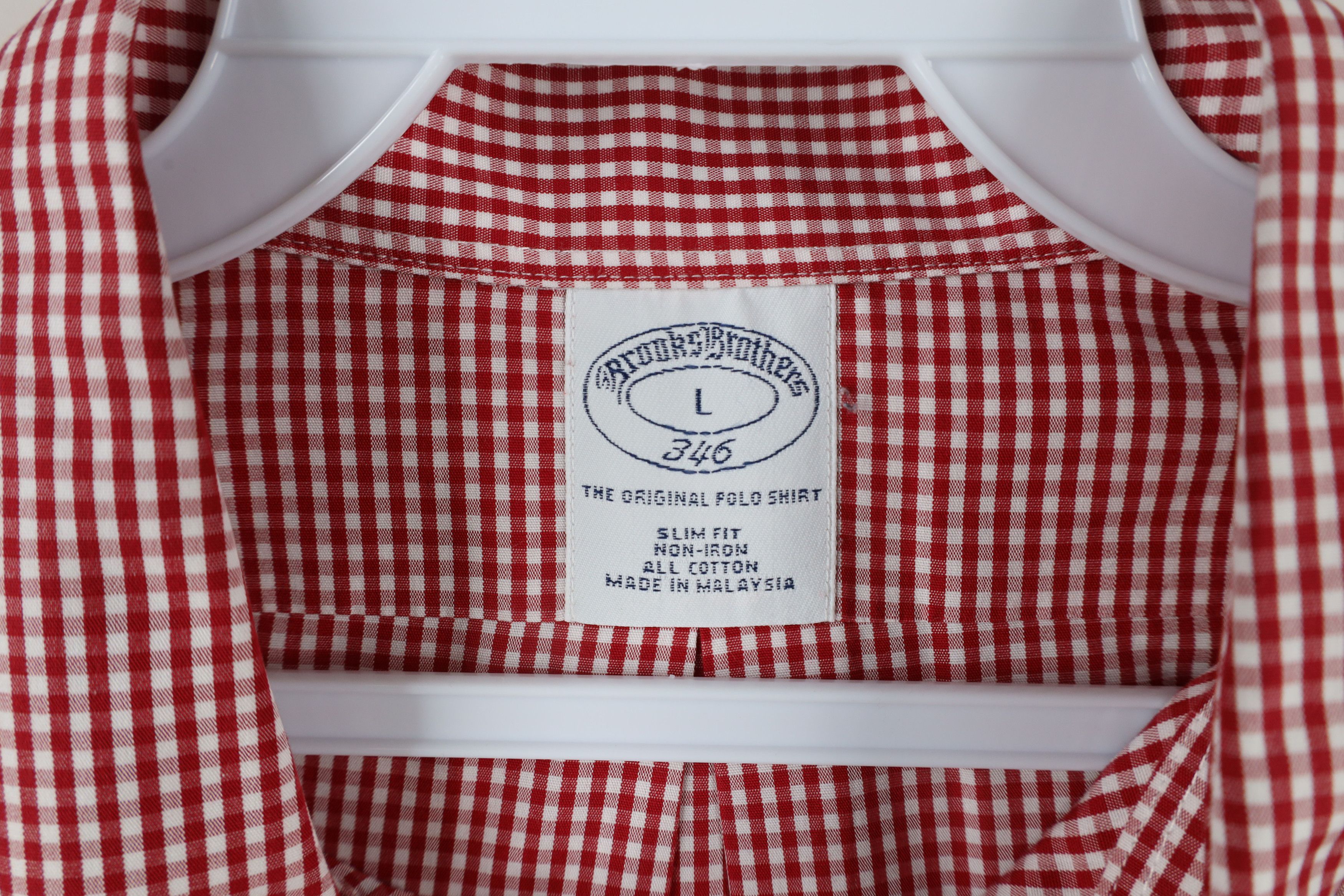 Brooks Brothers × Vintage Brooks Brothers Non Iron Collared Cotton Button Down Shirt Size US L / EU 52-54 / 3 - 5 Thumbnail