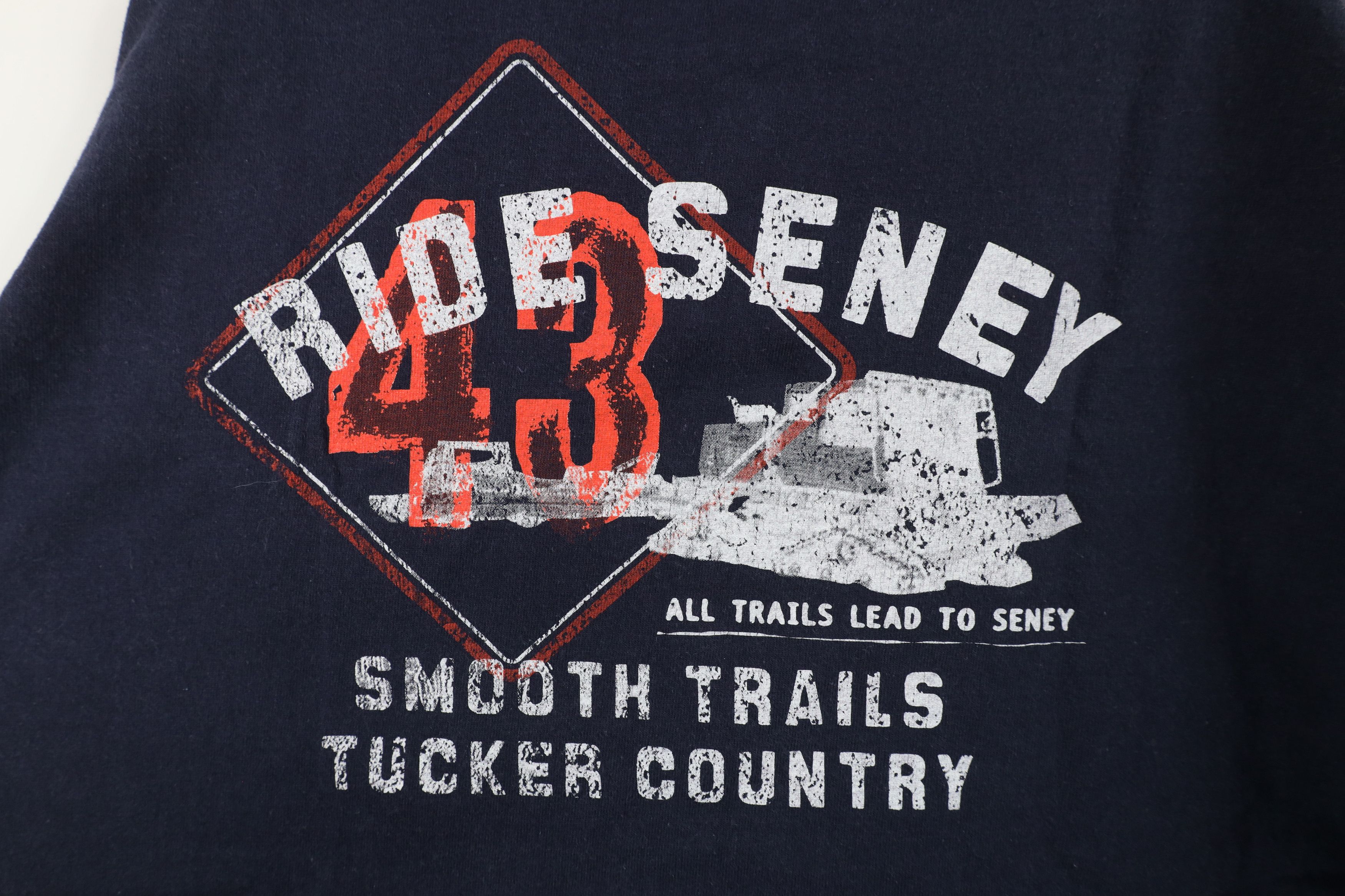 Vintage Vintage 90s Country Seney Snowmobile Trail Michigan T-Shirt Size US XL / EU 56 / 4 - 9 Thumbnail