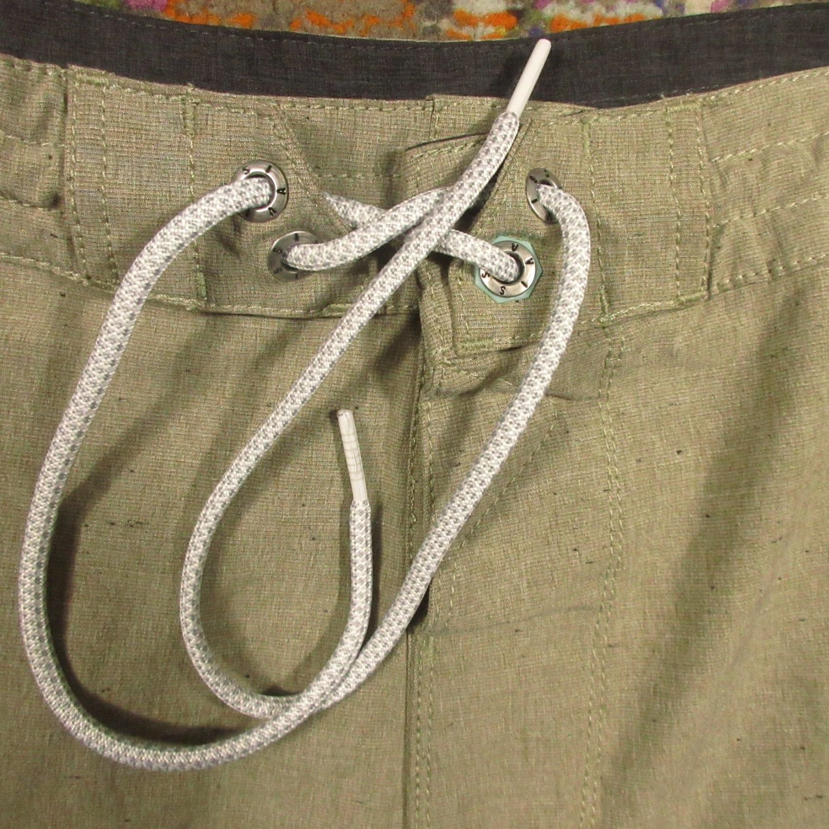 Vissla Vissla Men Bermuda Shorts 38 Beige Quick Dry Stretch Board Shorts Casual Travel Summer Spring Mens Size US 38 / EU 54 - 5 Thumbnail