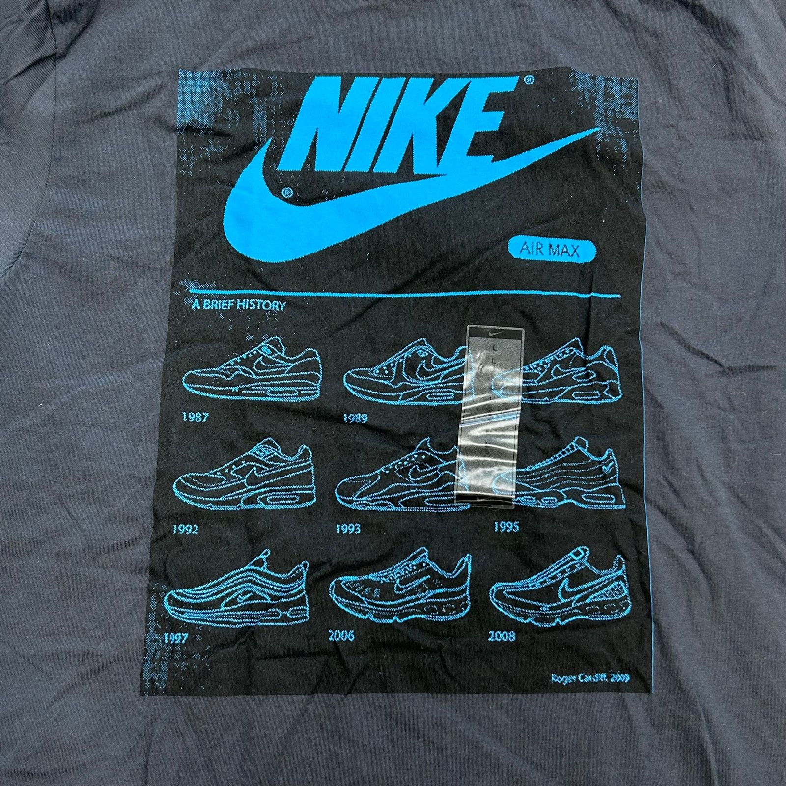 Nike New Nike A Brief History of Air Max Gray Tee T Shirt Large Size US L / EU 52-54 / 3 - 2 Thumbnail