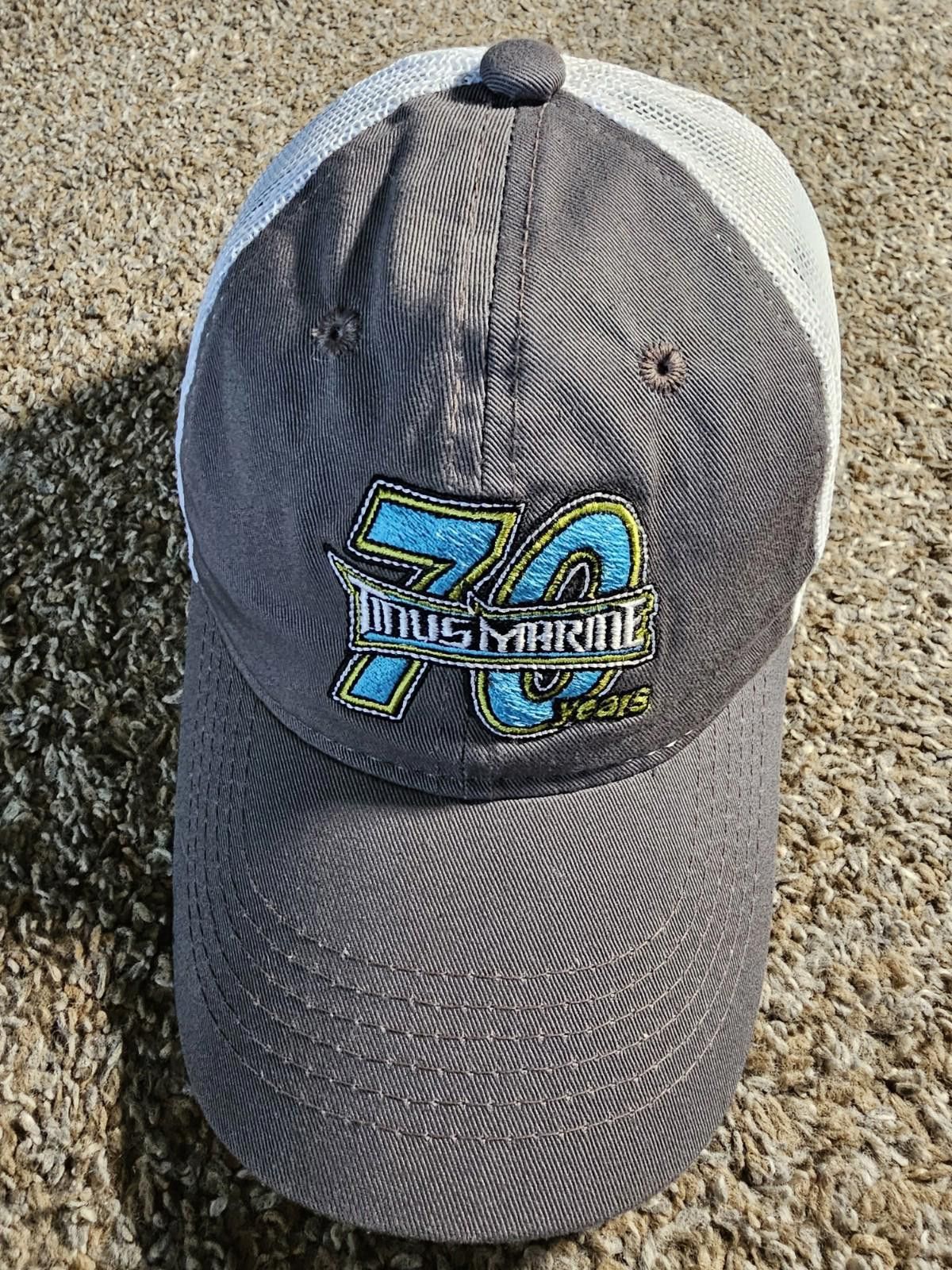 Designer Tinus Marine 70 Years Platinum Series Strap Meshback Hat Size ONE SIZE - 1 Thumbnail