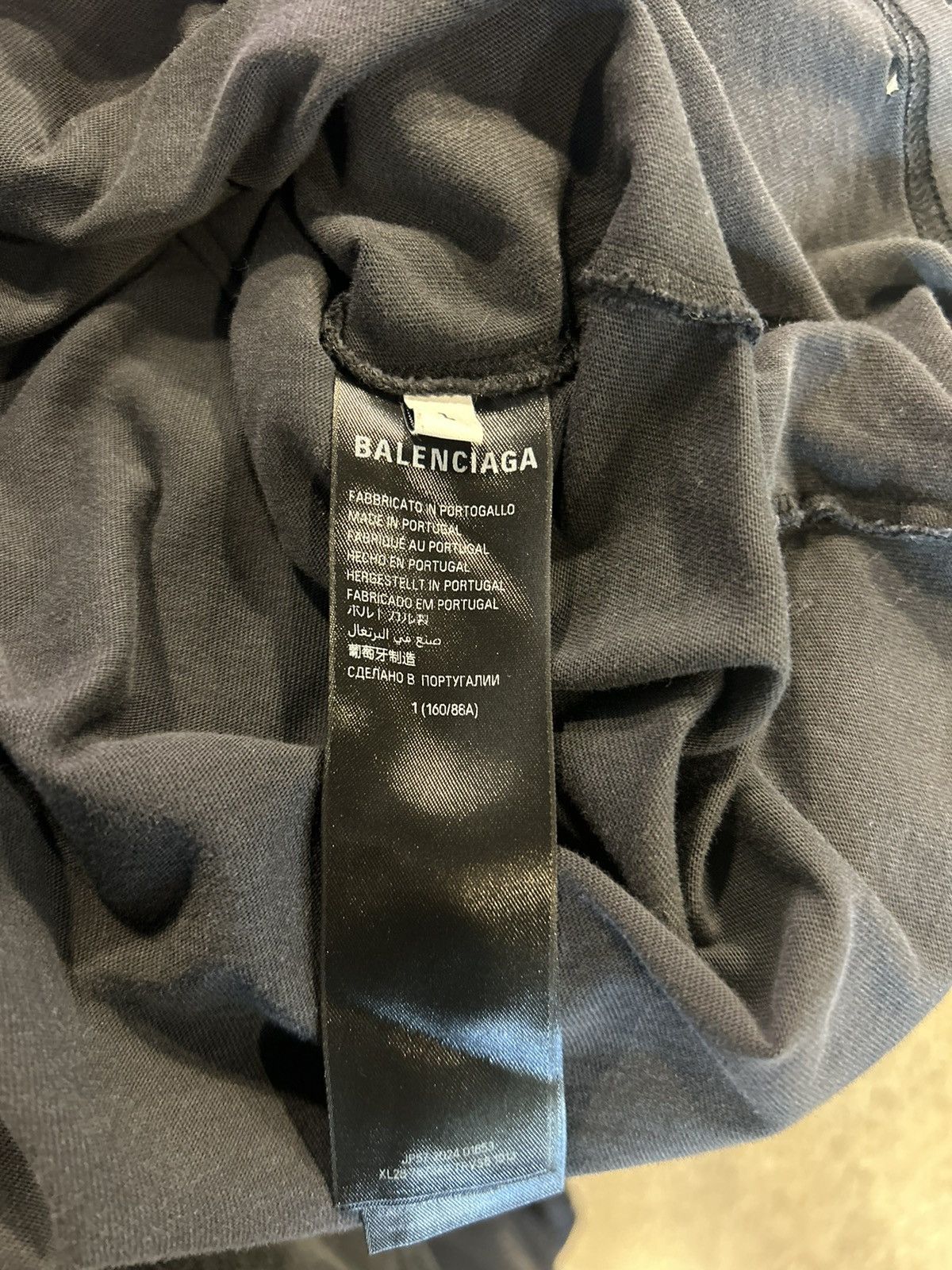 Balenciaga Gray balenciaga wavy logo Size US L / EU 52-54 / 3 - 3 Thumbnail