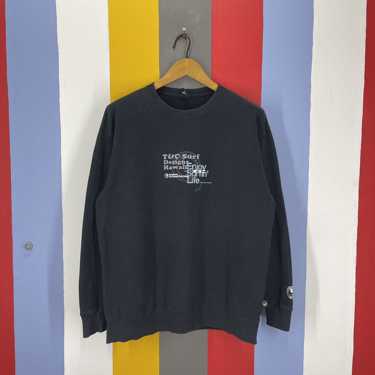 Other T&C SURF DESIGN HAWAII Crew Neck Sweatshirt #1429/AX Size US L / EU 52-54 / 3 - 4 Thumbnail