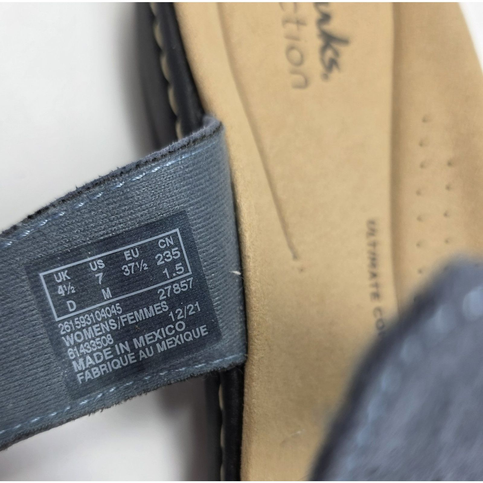 Clarks Clarks Women's 7 US Laurieann Judi Flat Sandal Leather Shoes Size US 7 / IT 37 - 7 Thumbnail