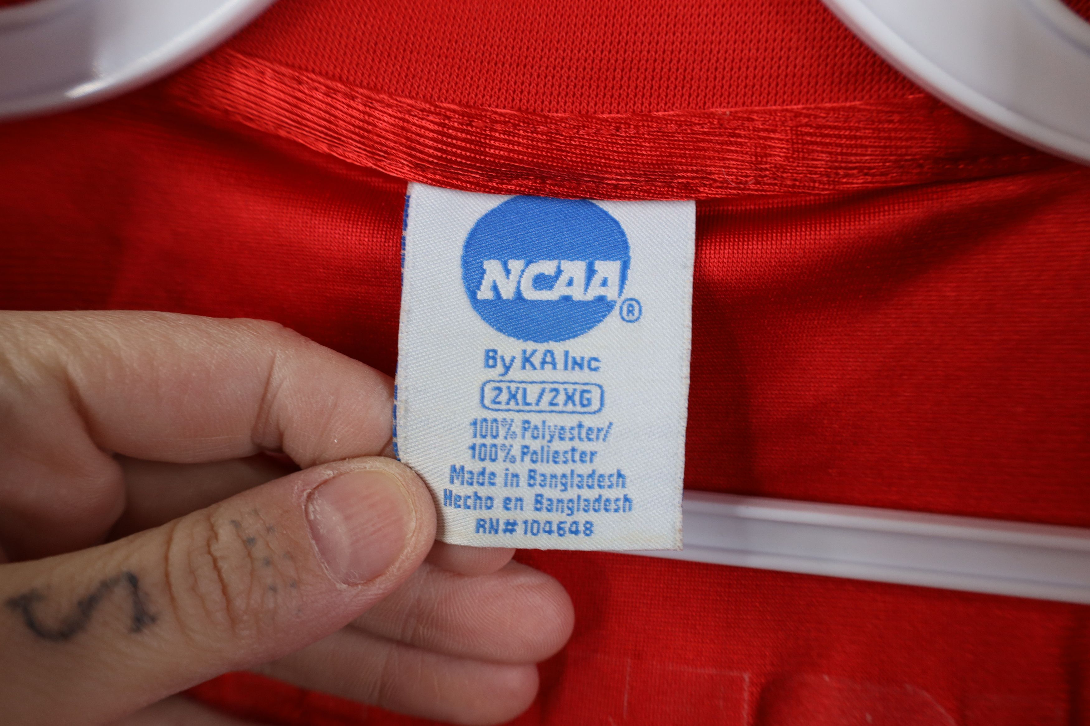 Vintage Vintage The Ohio State University Football Jersey Red #28 Size US XXL / EU 58 / 5 - 10 Thumbnail