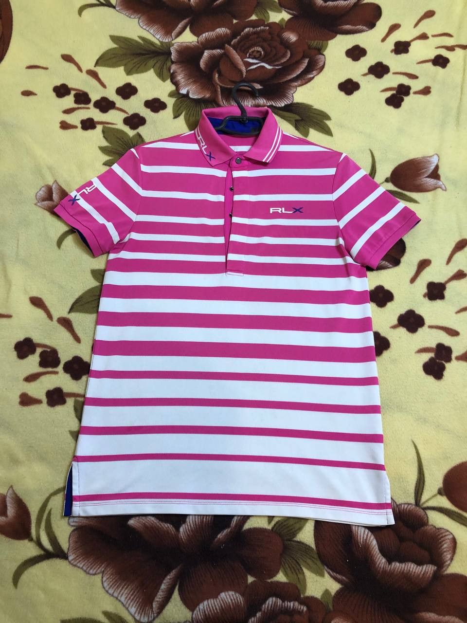 RLX Ralph Lauren RLX Ralph Lauren striped Short Sleeve Pink Shirt polo Size US M / EU 48-50 / 2 - 1 Thumbnail