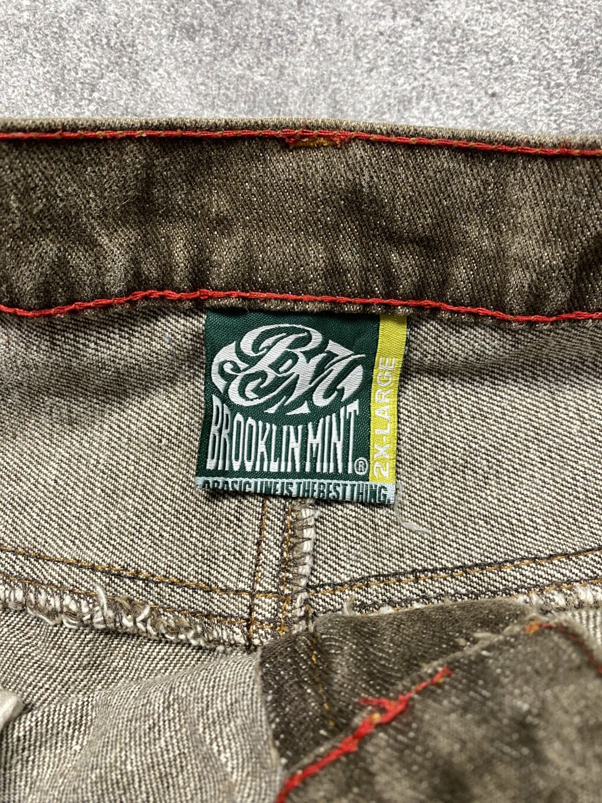 Le Grande Bleu (L.G.B.) 2000s Brooklynmint distressed wash jean pant Size US 36 / EU 52 - 5 Thumbnail
