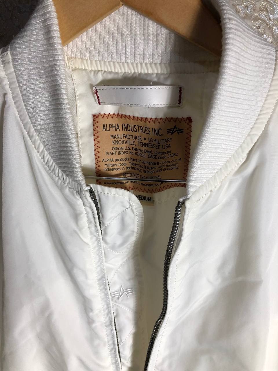 Alpha Industries × Vintage VERY RARE ALPHA INDUSTRIAL US MILITARY MA-1 BOMBER JACKET Size US M / EU 48-50 / 2 - 3 Thumbnail