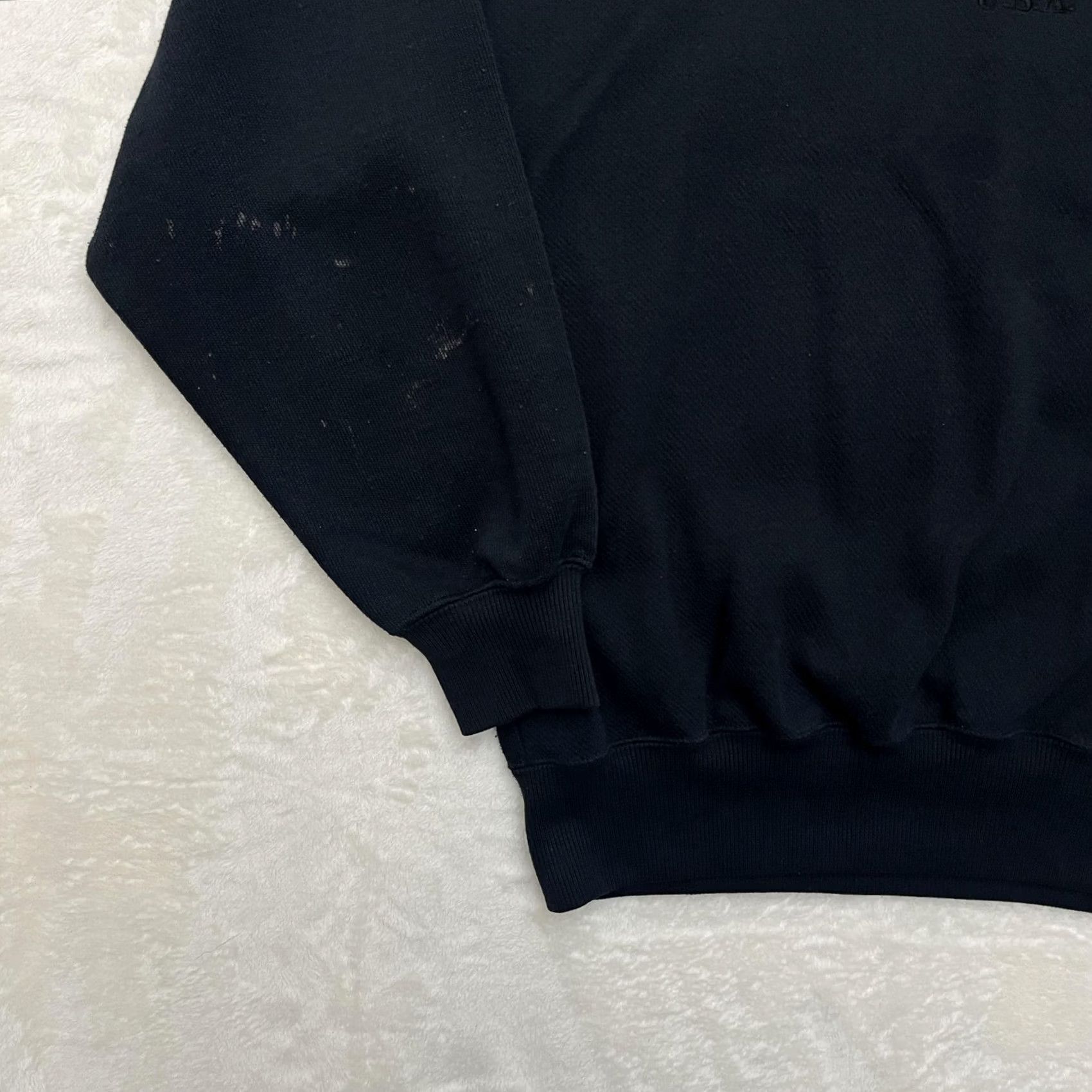 Guess VINTAGE Guess Sweatshirt Mens M Black Embroidered Crewneck Pullover Sweatshirt Size US M / EU 48-50 / 2 - 6 Thumbnail