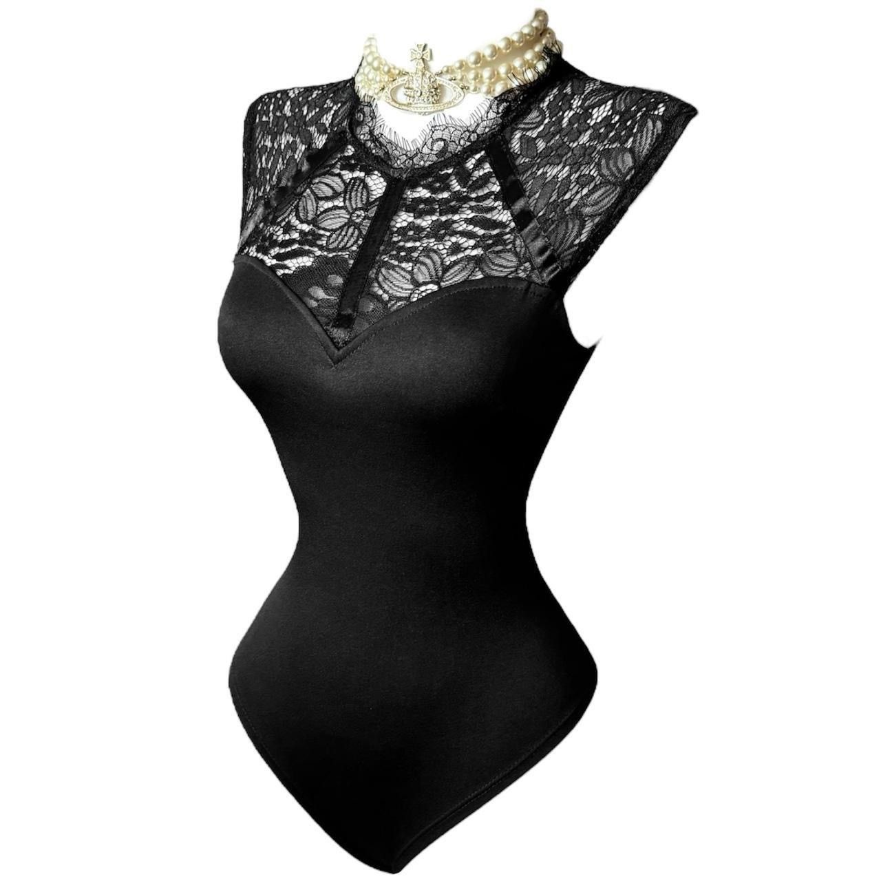 Vintage Iconic vintage gothic avant - garde lace blouse Size S / US 4 / IT 40 - 1 Thumbnail