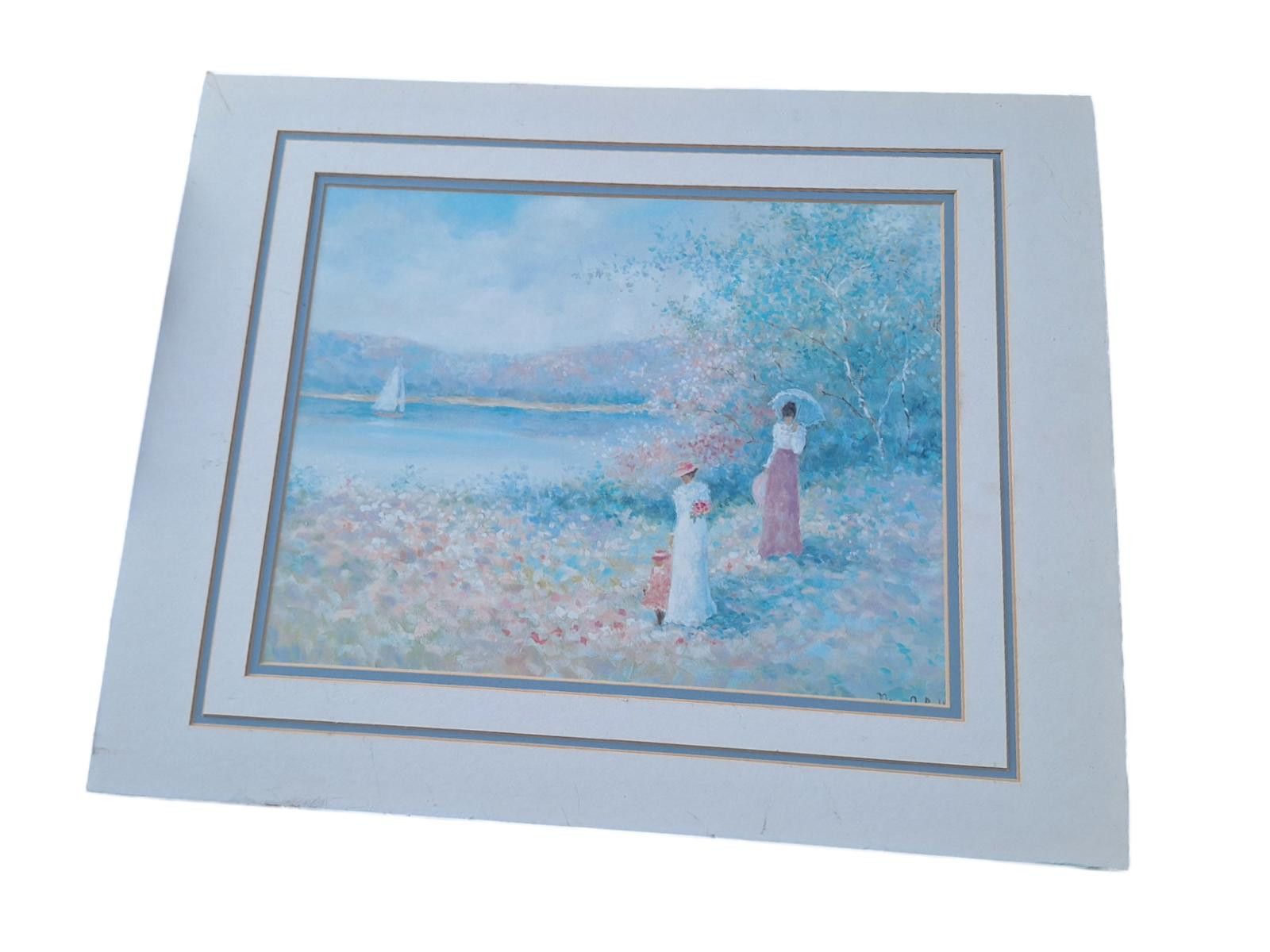 Designer NORA DEBOLT - Strolling Offset Lithograph Size ONE SIZE - 2 Thumbnail