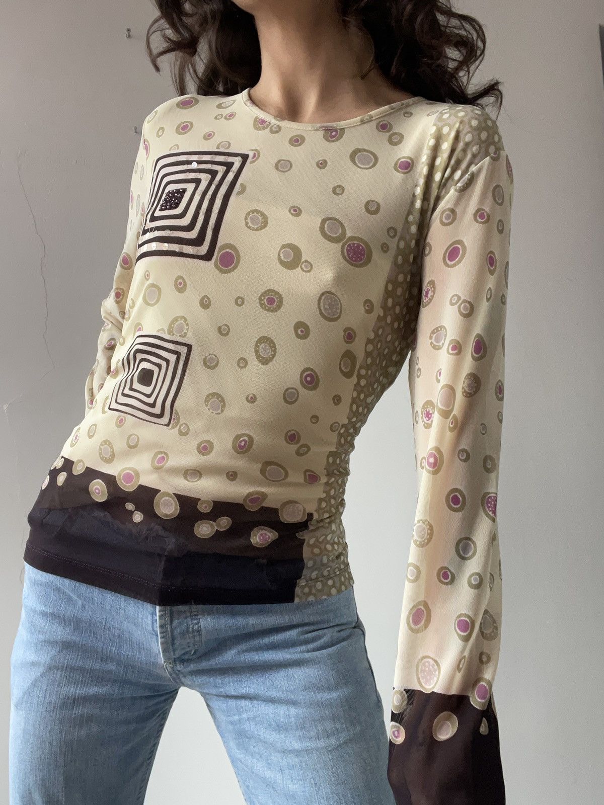 Vintage y2k blouse Size S / US 4 / IT 40 - 2 Thumbnail