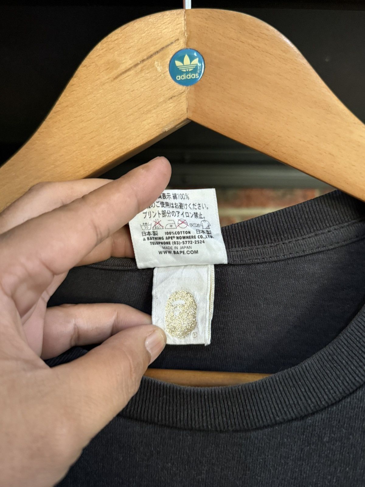 Bape Vintage Baby Milo X Bathing Ape Sun Faded Japan Tee Size US L / EU 52-54 / 3 - 8 Thumbnail