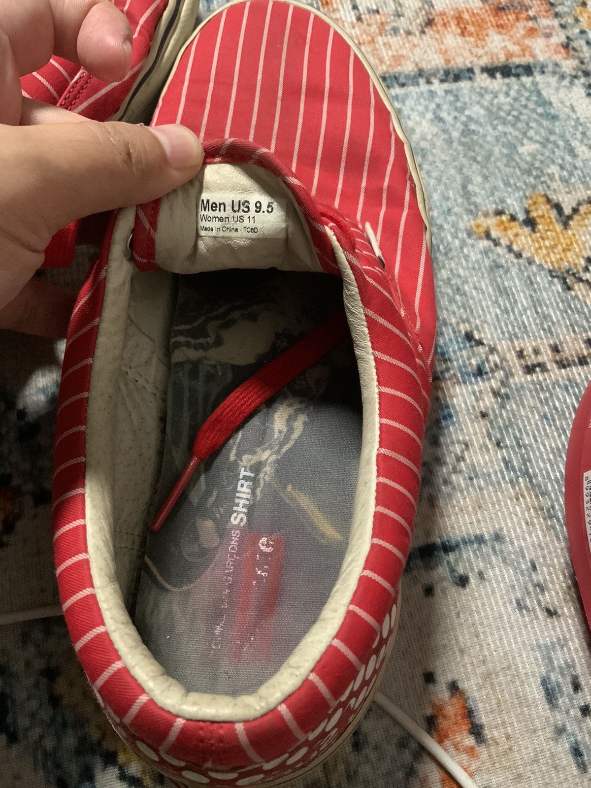 Comme des Garcons × Supreme × Vans Vans x Supreme x Comme Des Garcons Size US 9.5 / EU 42-43 - 6 Thumbnail